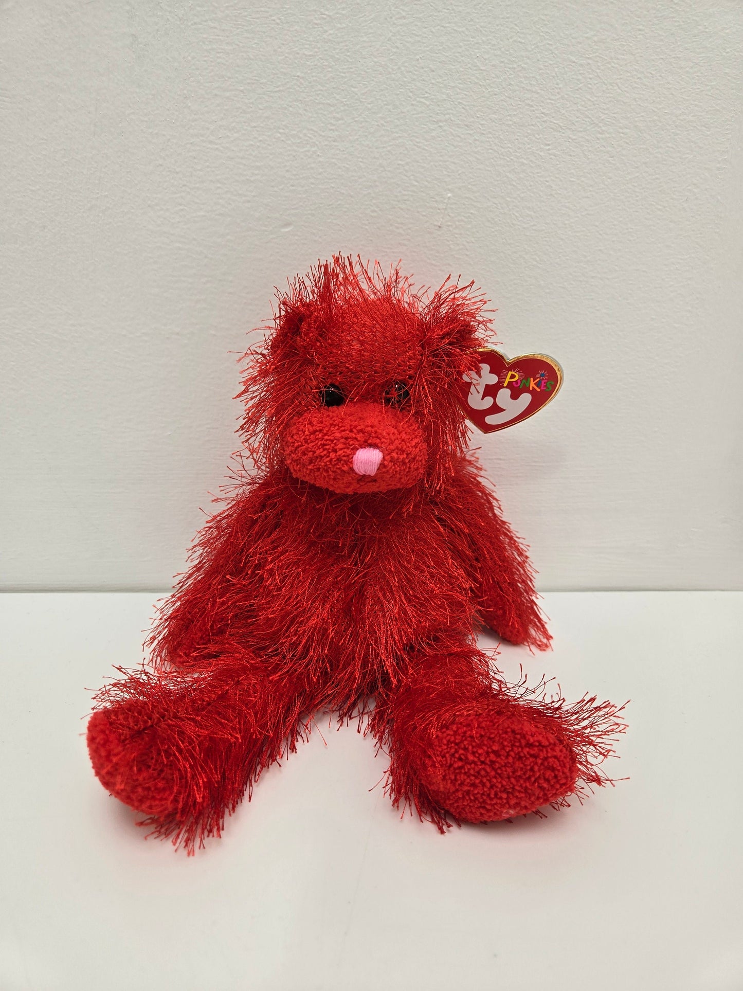 Ty Punkies Collection “Sizzles” the Red Bear (8 inch)