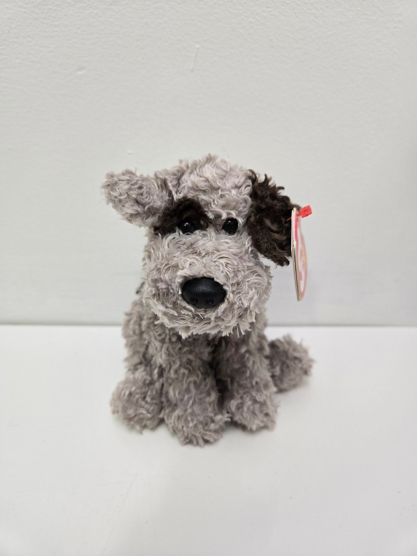 Ty Beanie Baby “Fizzer” the Schnauzer Dog Plushie (6.5 inch)
