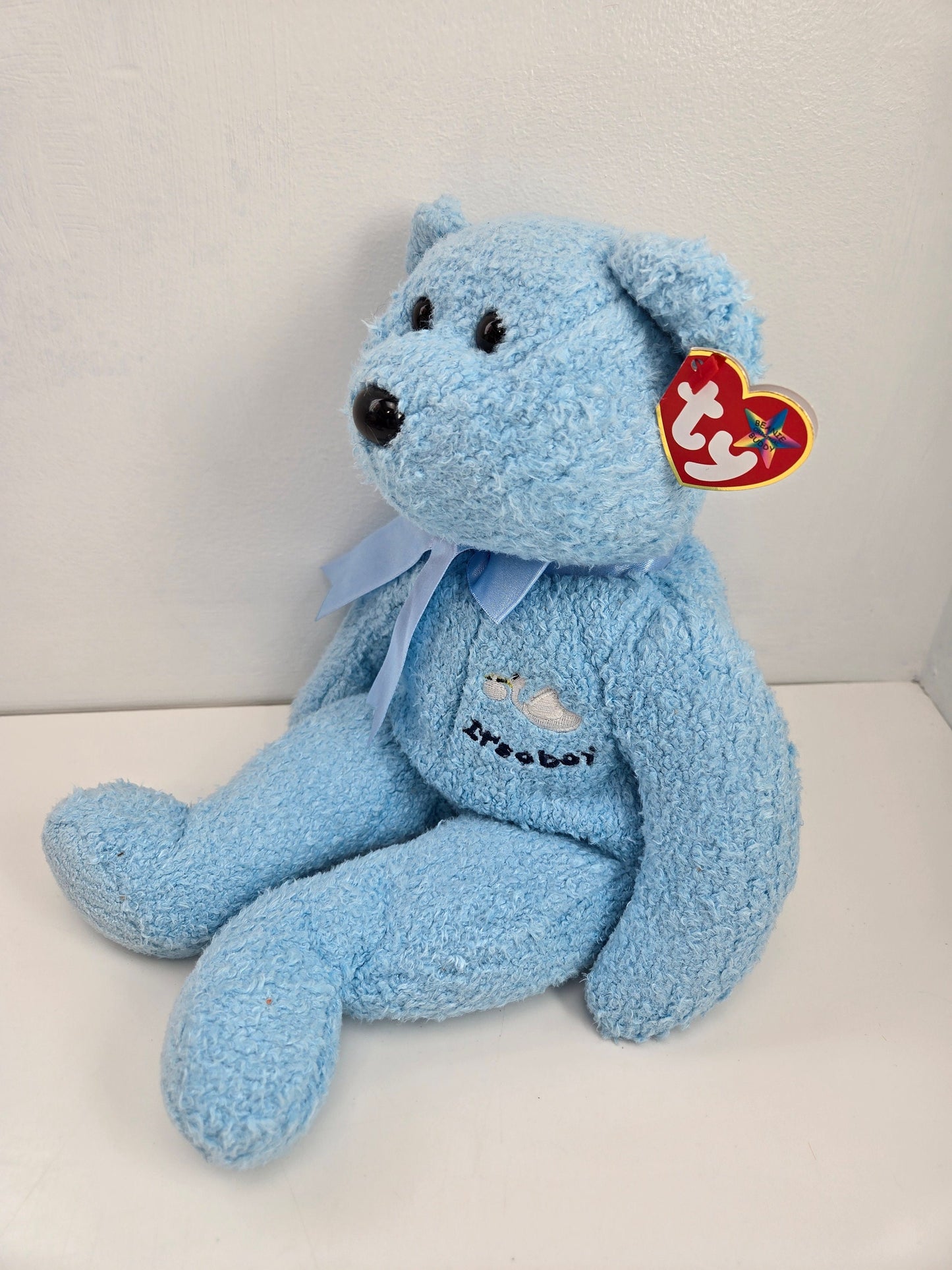 Ty Beanie Buddy “It’s a boy” the Gender Reveal Bear  (14 inch)