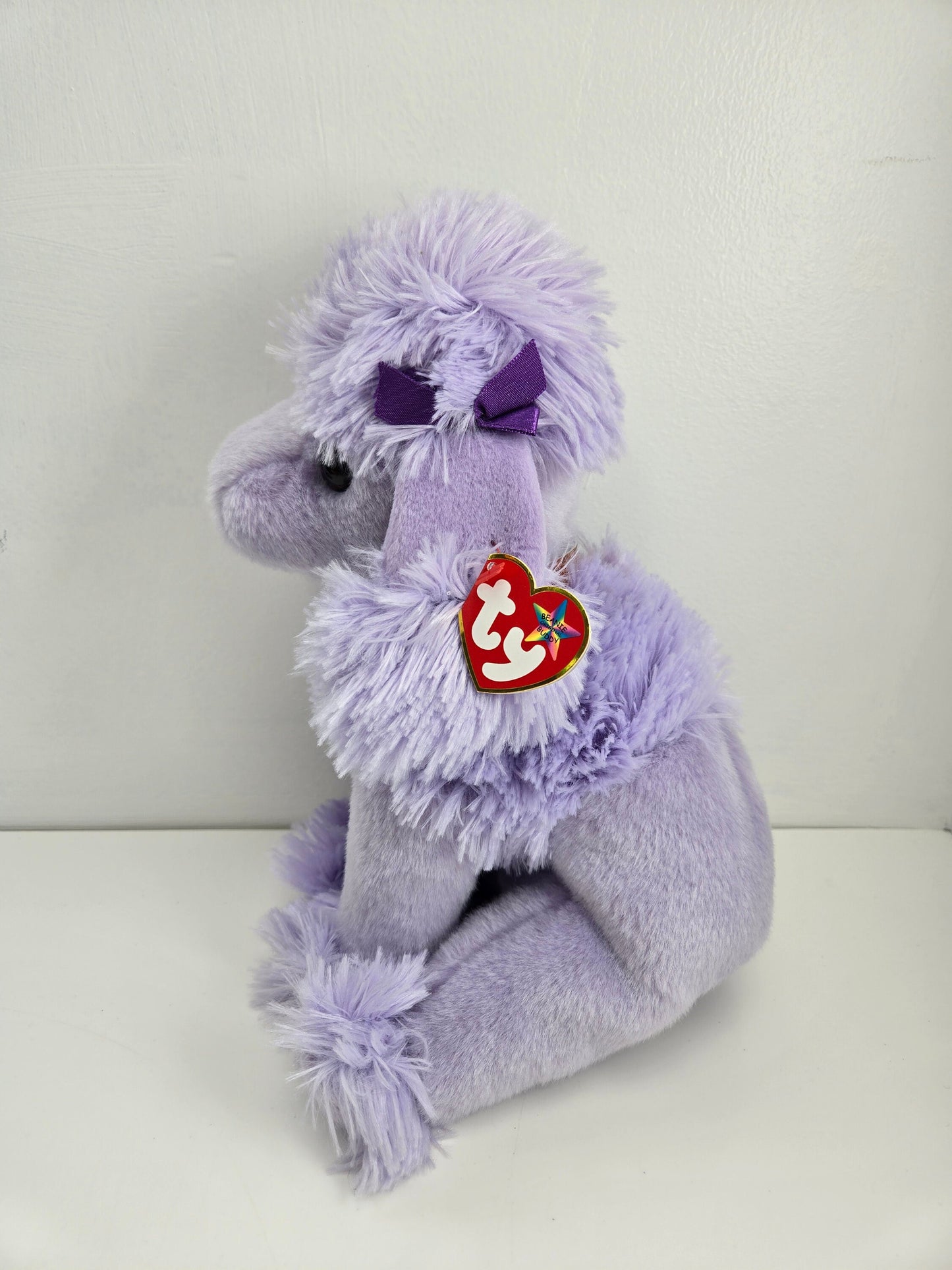 Ty Beanie Buddy “Demure” the Purple Poodle (12 inch)