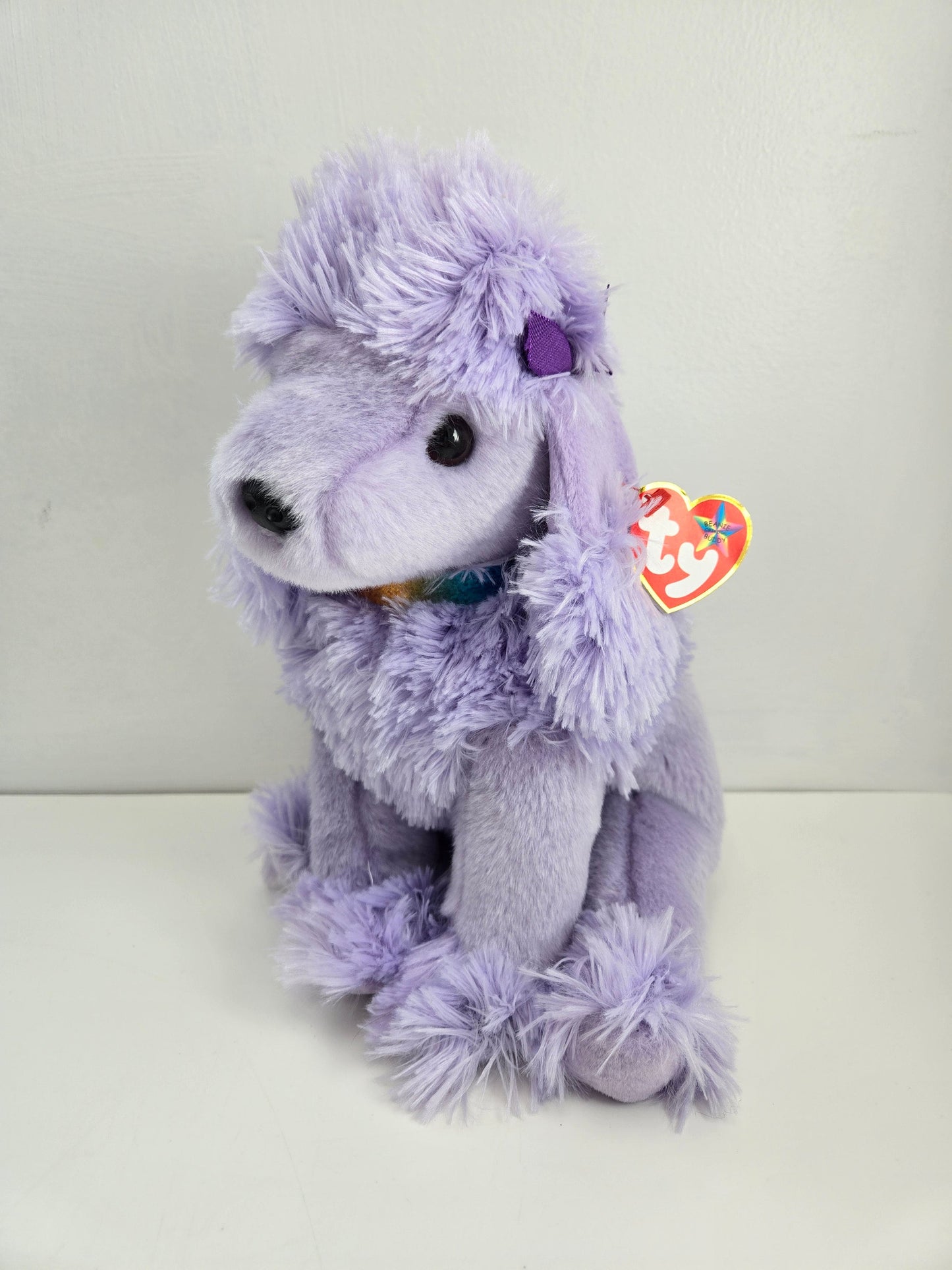 Ty Beanie Buddy “Demure” the Purple Poodle (12 inch)