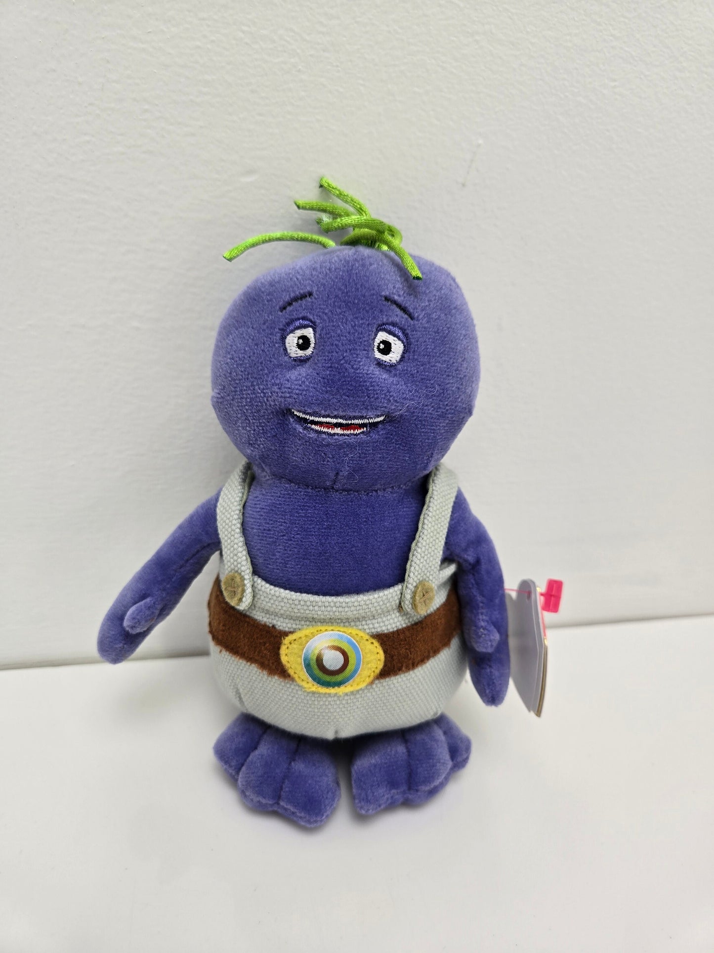 Ty Beanie Baby “Bodkin” the Dark Purple Boblin - From Children’s Show the Boblins (6.5 inch)