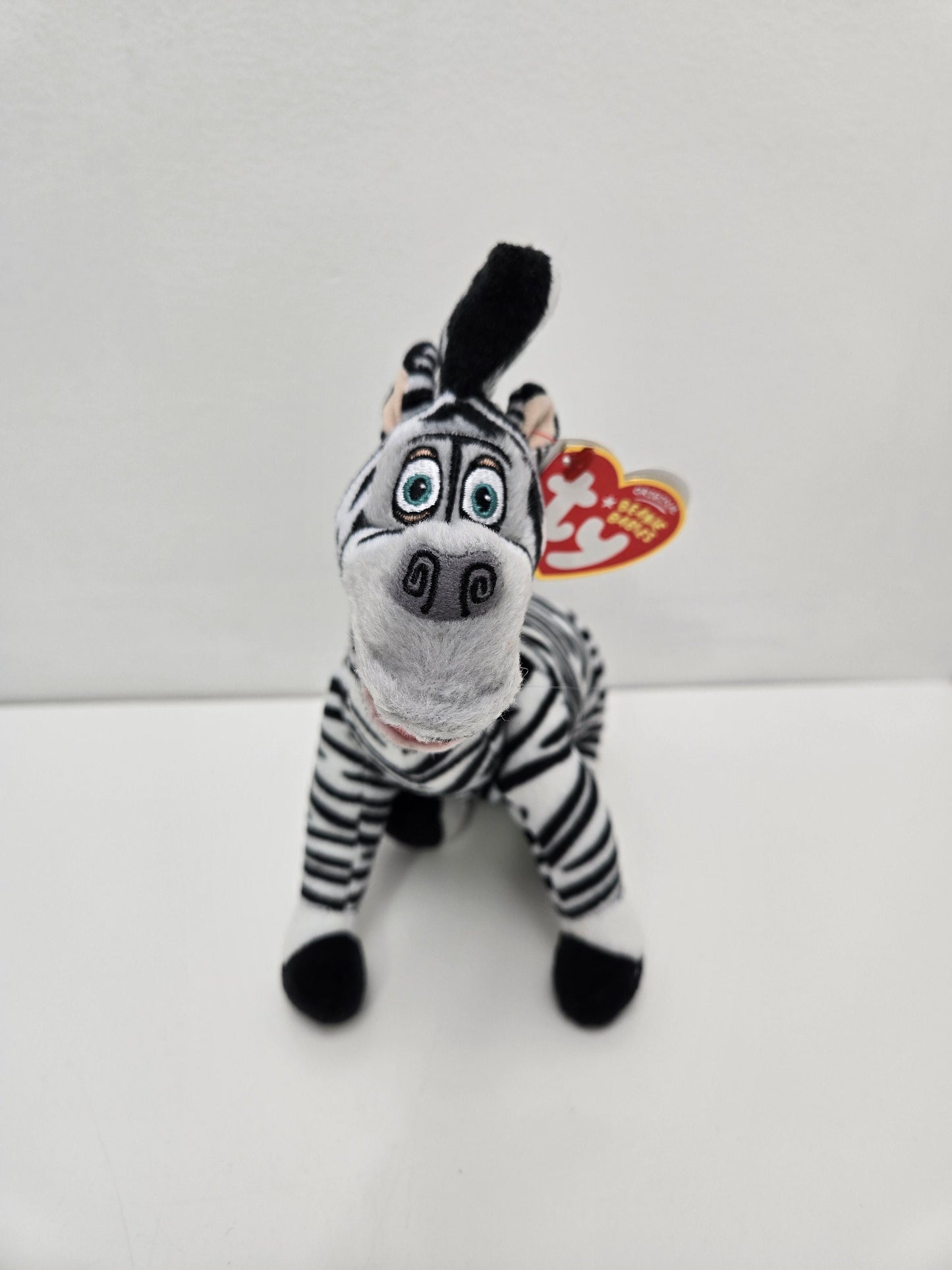 Ty Beanie Baby “Marty” the Zebra - Madagascar 2 (7 inch)