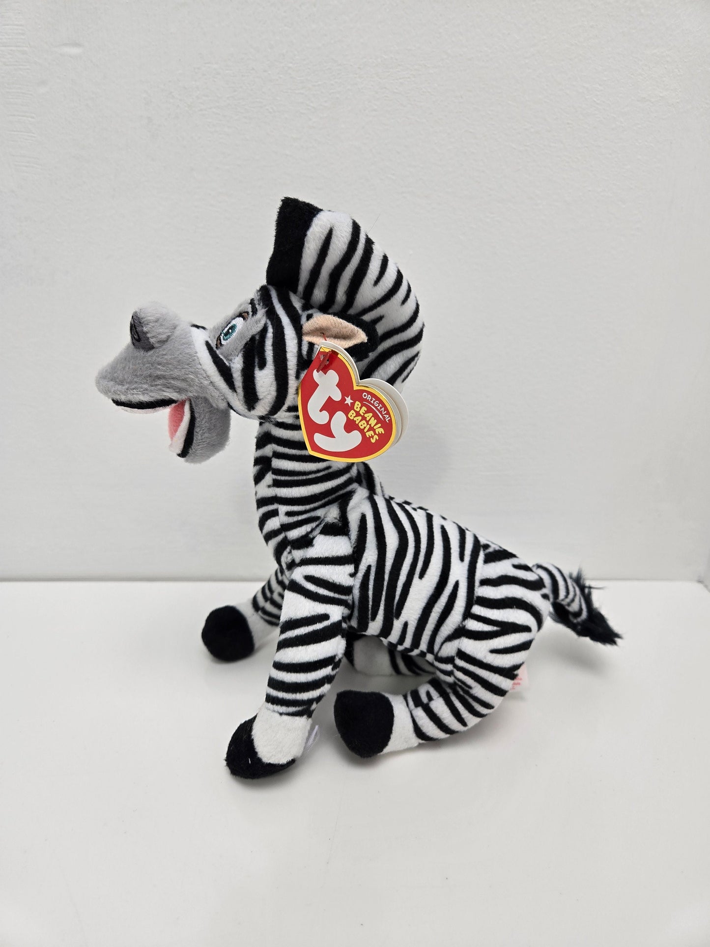 Ty Beanie Baby “Marty” the Zebra - Madagascar 2 (7 inch)