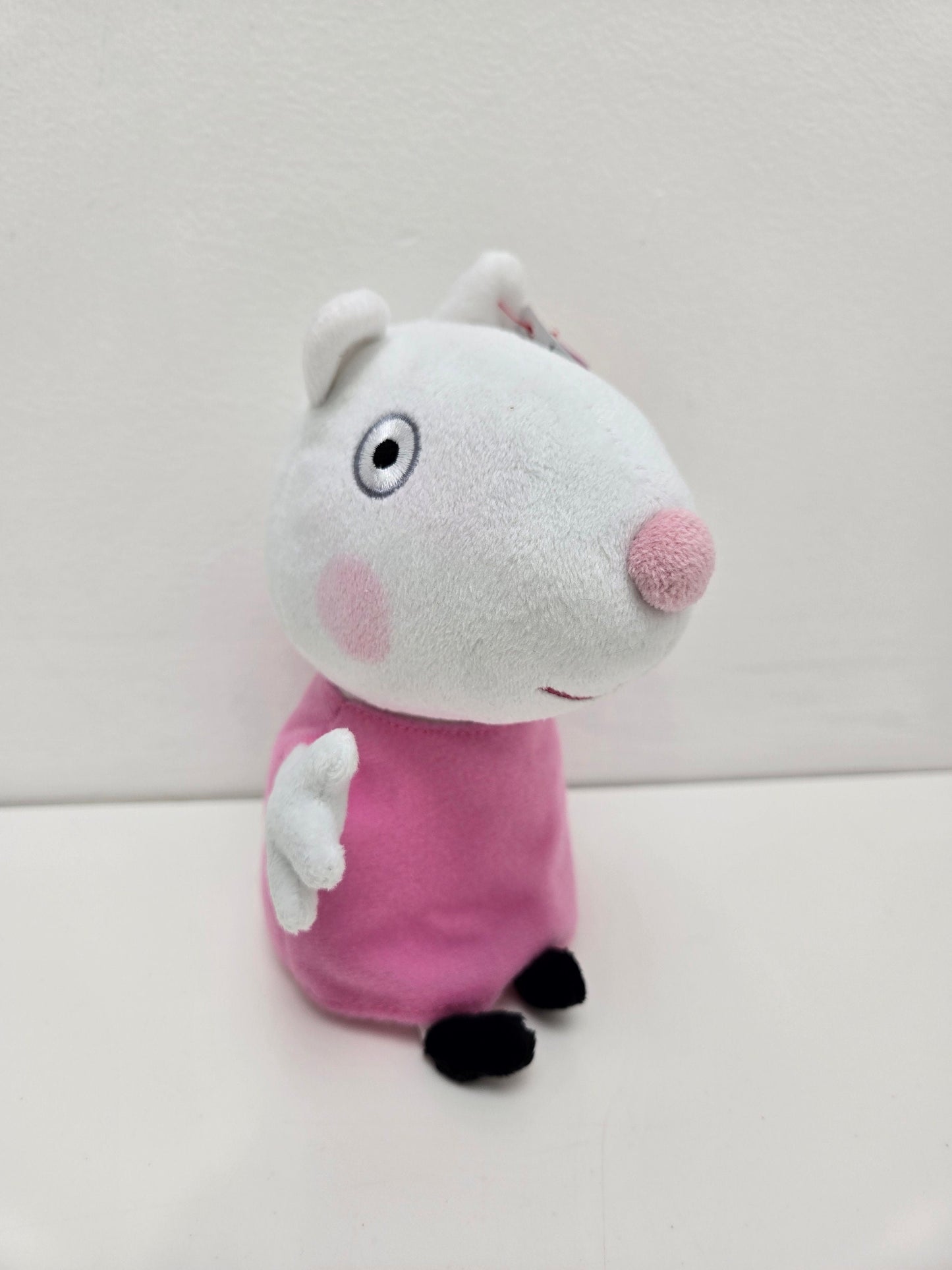 Ty Beanie Baby “Suzy Sheep” - From Children’s Show Peppa Pig - UK Exclusive (6.5 inch)