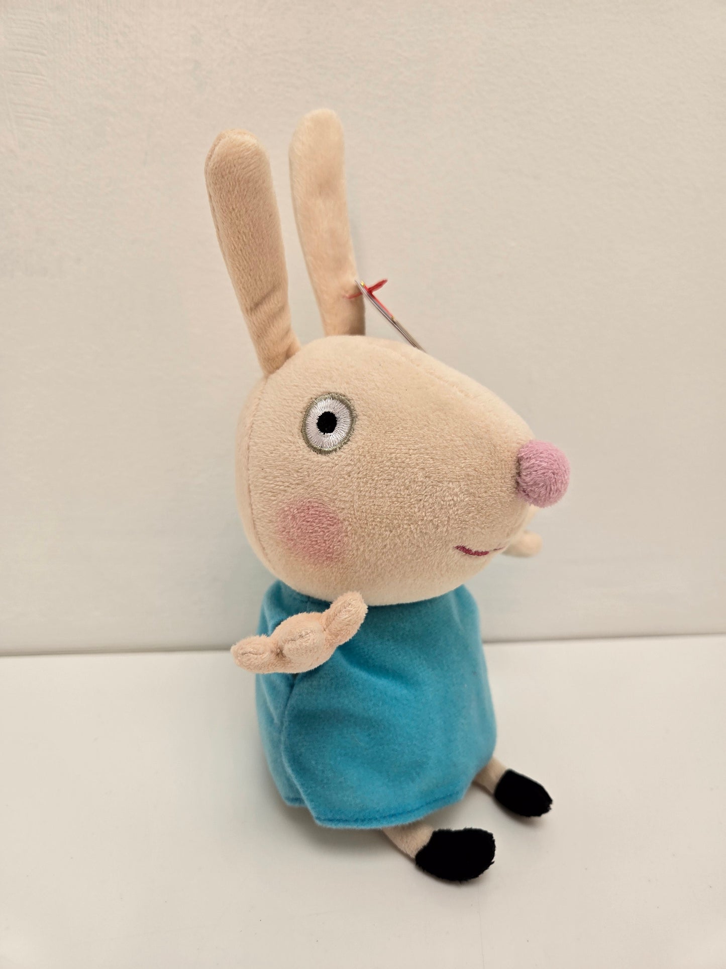 Ty Beanie Baby “Rebecca Rabbit” from Children’s TV Show Peppa Pig UK Exclusive (7 inch) Vintage 1990s 2000s Beanies