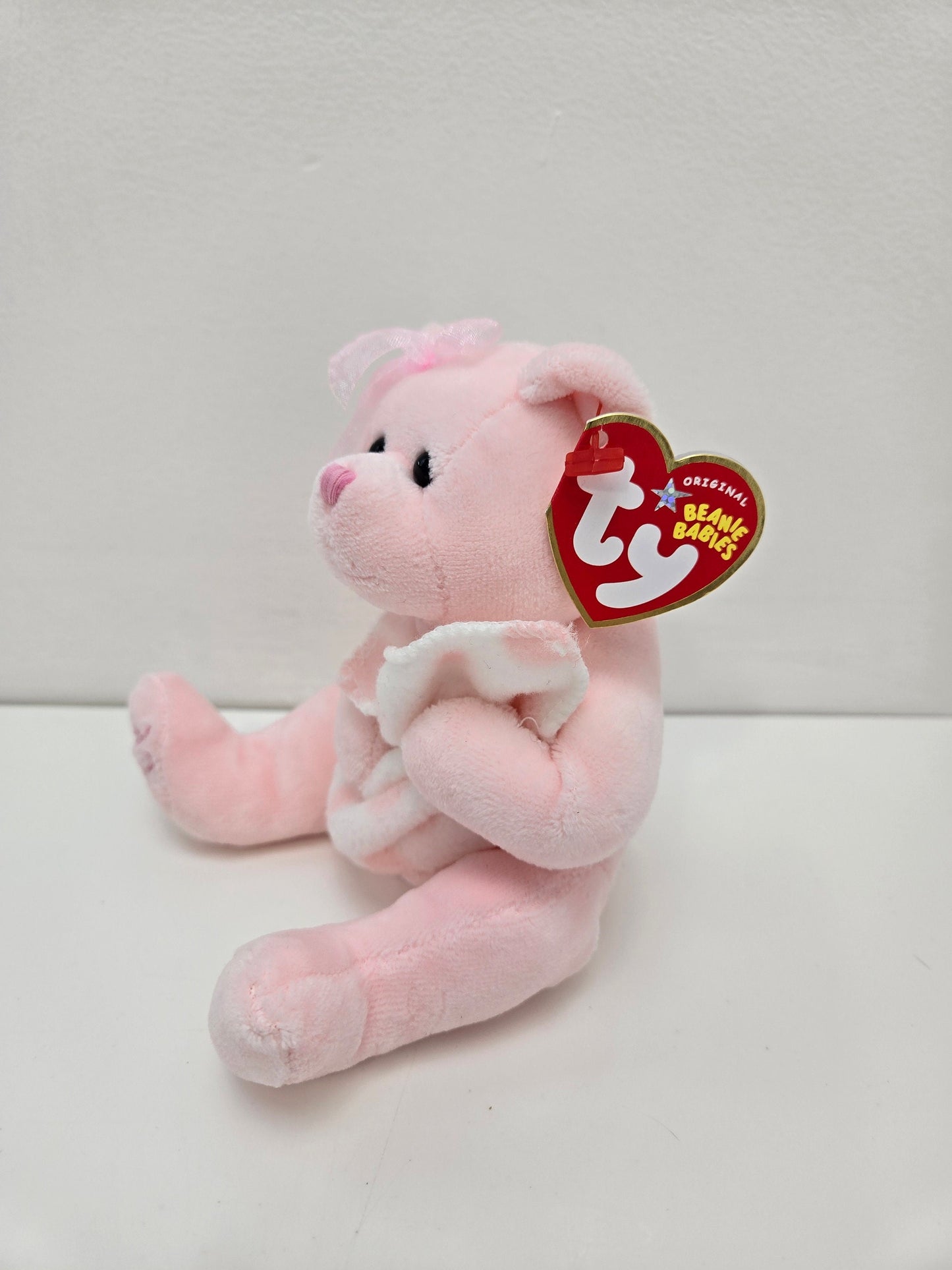 Ty Beanie Baby “Baby Girl” the Bear   (7 inch)