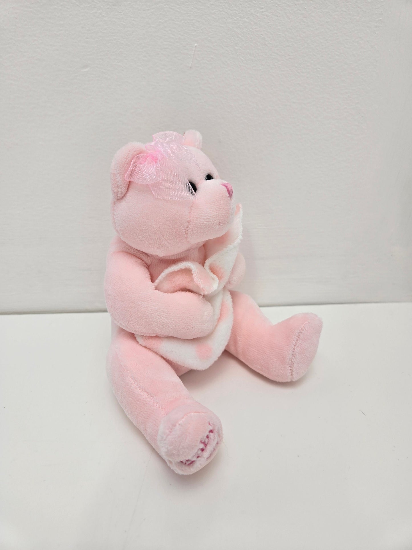 Ty Beanie Baby “Baby Girl” the Bear   (7 inch)