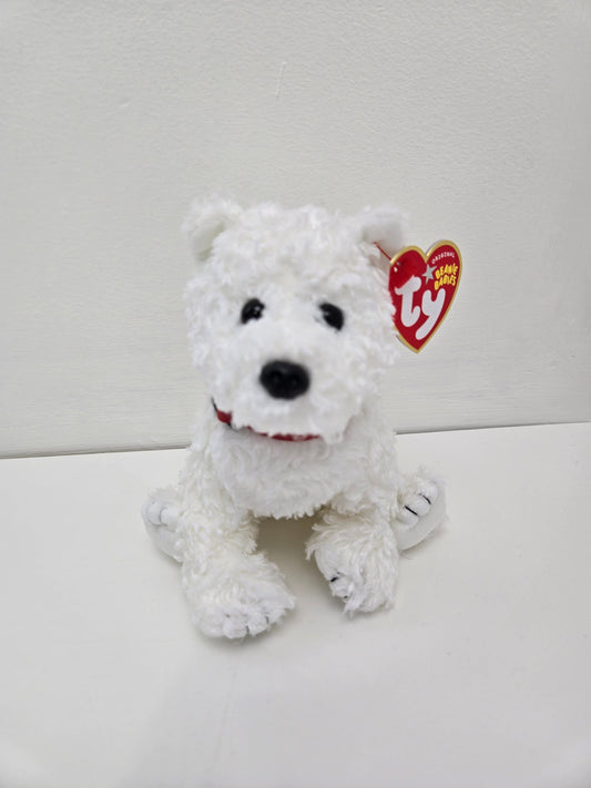 Ty Beanie Baby “Dundee” the White Dog (5.5 inch)