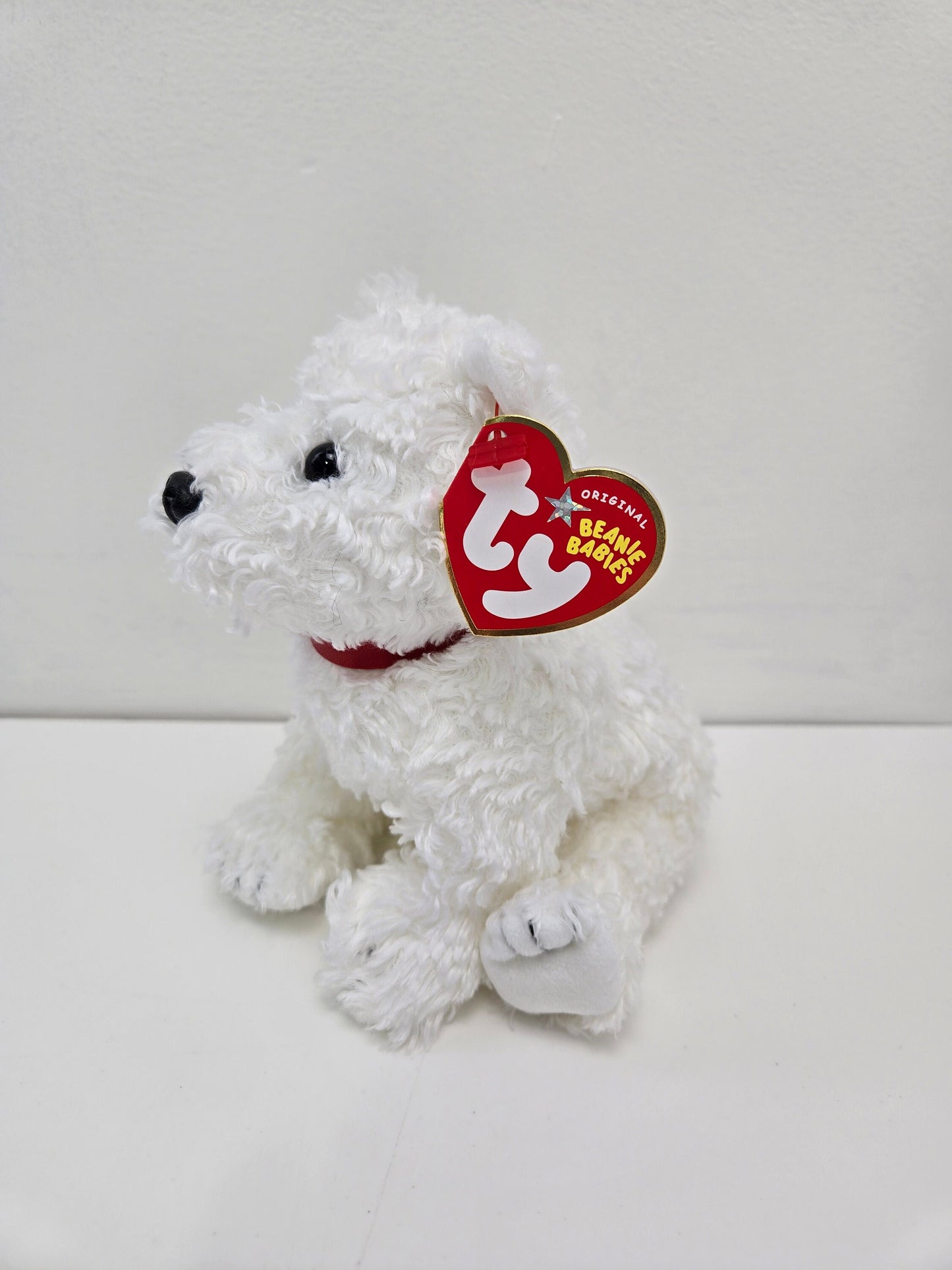 Ty Beanie Baby “Dundee” the White Dog (5.5 inch)