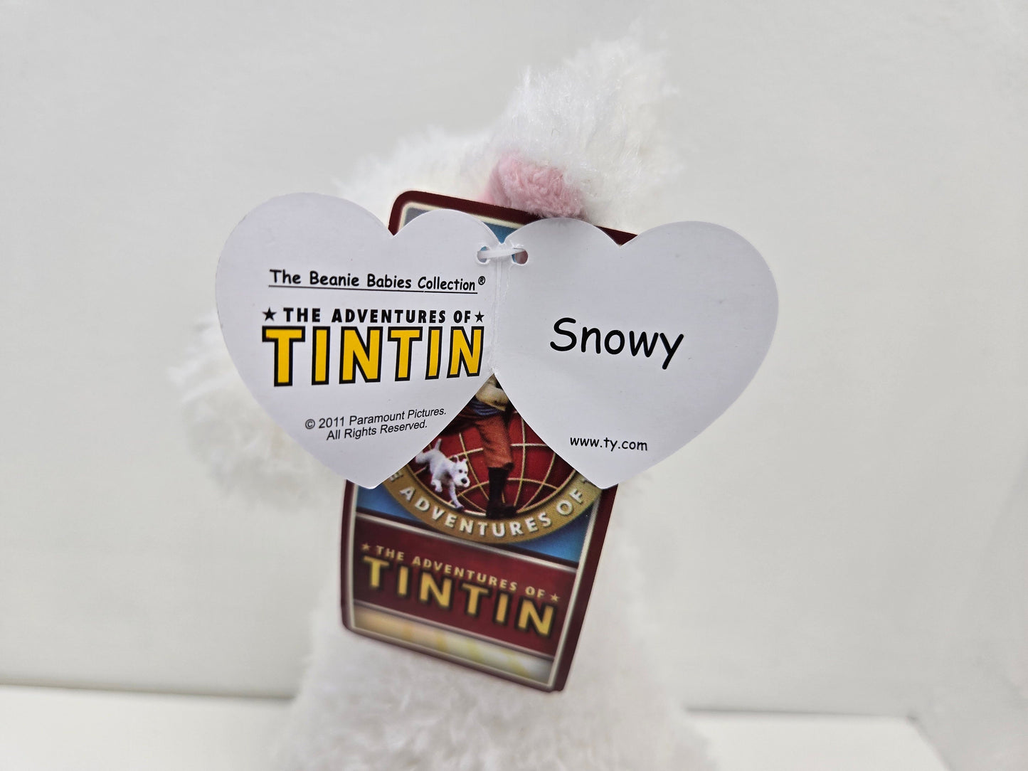 Ty Beanie Baby “Snowy” the Dog from Movie The Adventures of Tintin! (8inch)