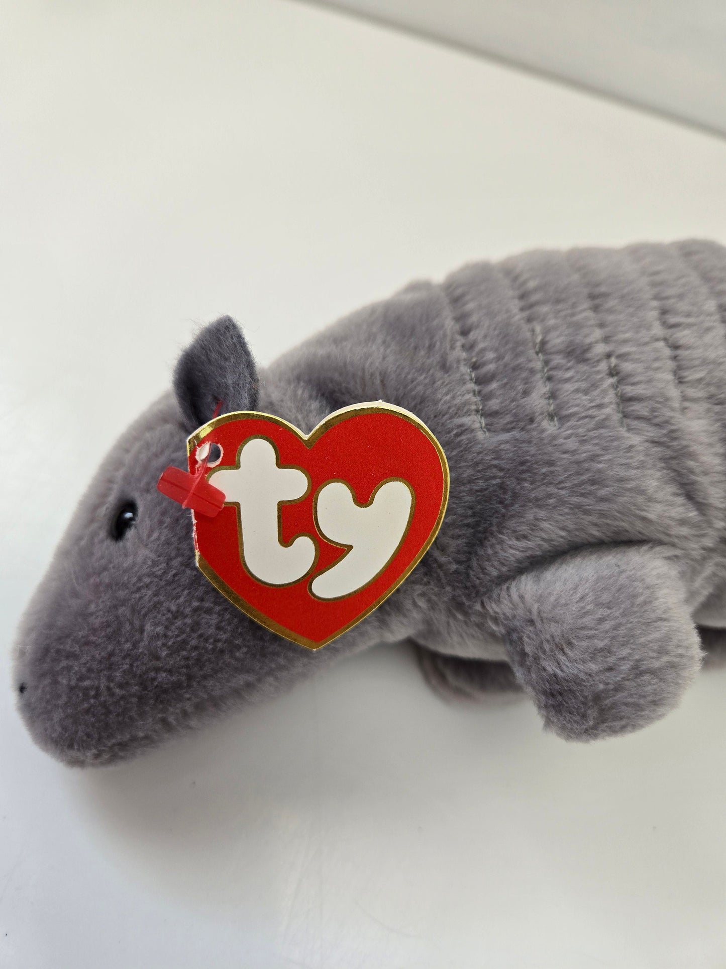 Ty Beanie Baby “Tank” the Armadillo - 3rd Generation Hang Tag! *Rare*  (8 inch)