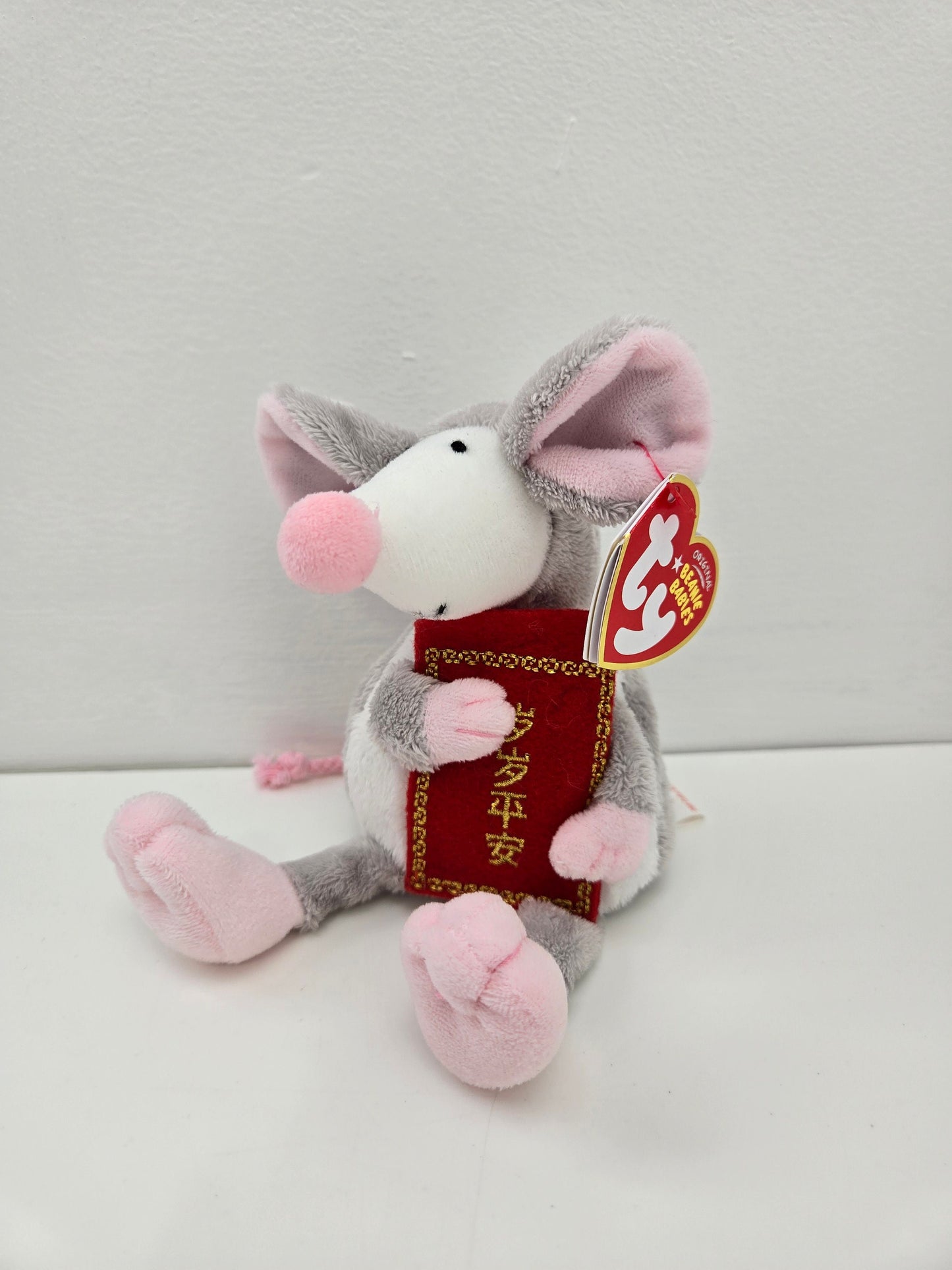 Ty Beanie Baby “Zodiac Rat” the Adorable Rat - Asia-Pacific Exclusive *Rare* (5.5 inch)