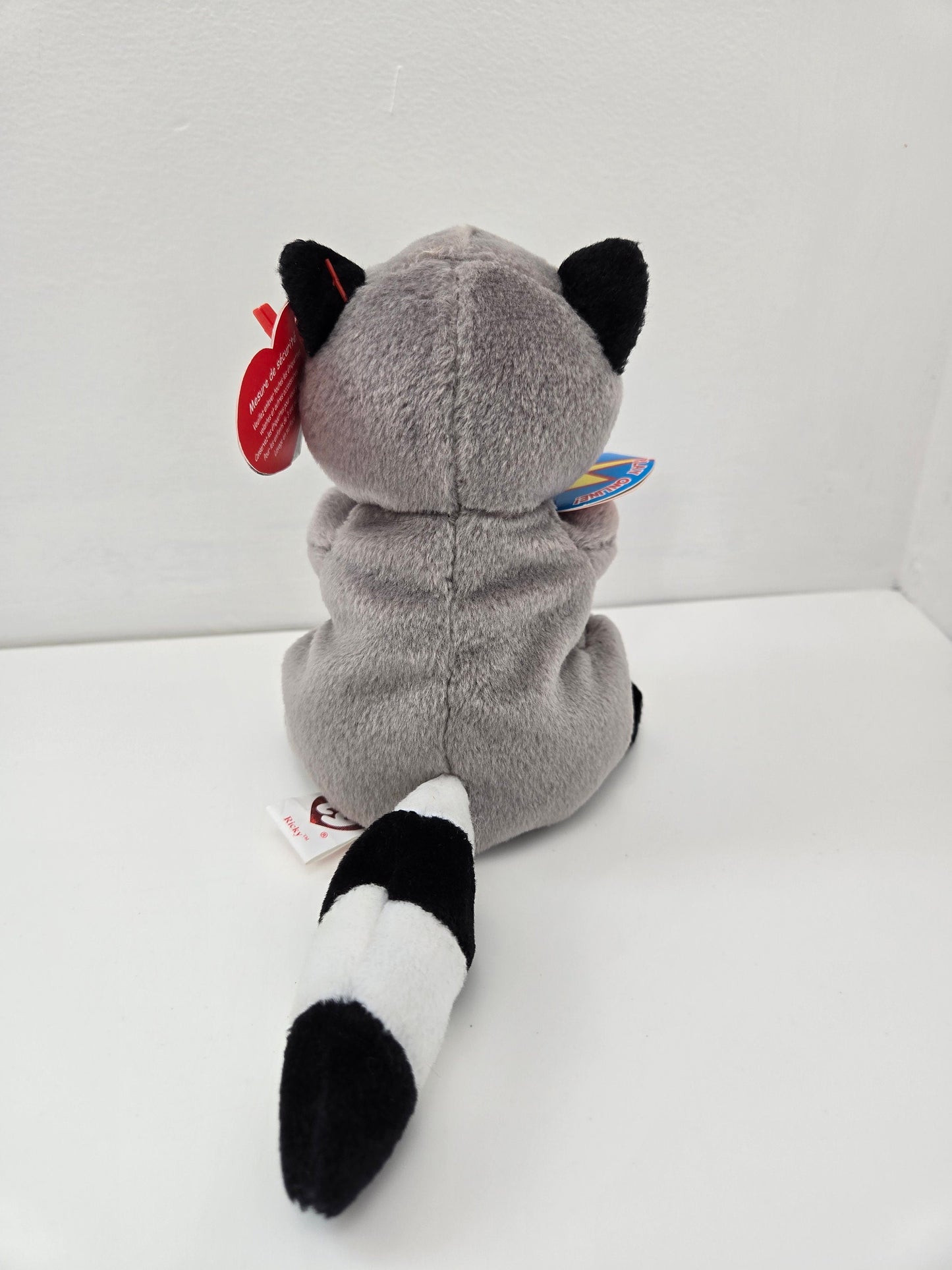 Ty Beanie Baby 2.0 Ricky the Racoon! (6 inch)