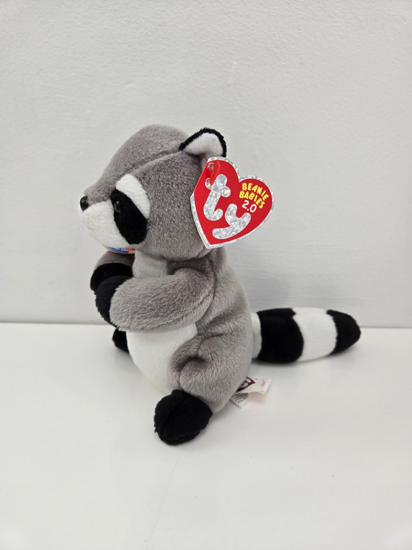 Ty Beanie Baby 2.0 Ricky the Racoon! (6 inch)