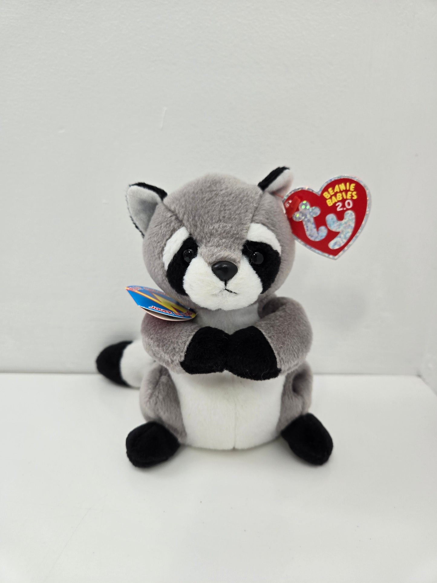 Ty Beanie Baby 2.0 Ricky the Racoon! (6 inch)