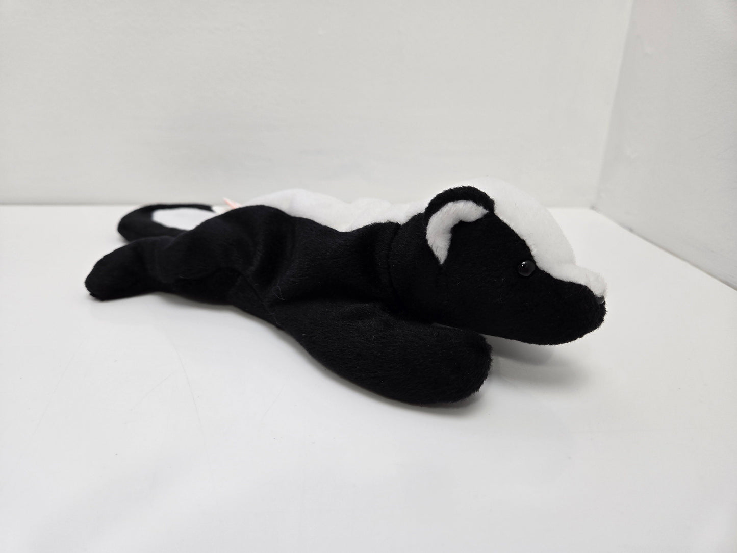 Ty Beanie Baby “Stinky” the Skunk - Handmade in Indonesia with Canadian Tush! (8 inch)