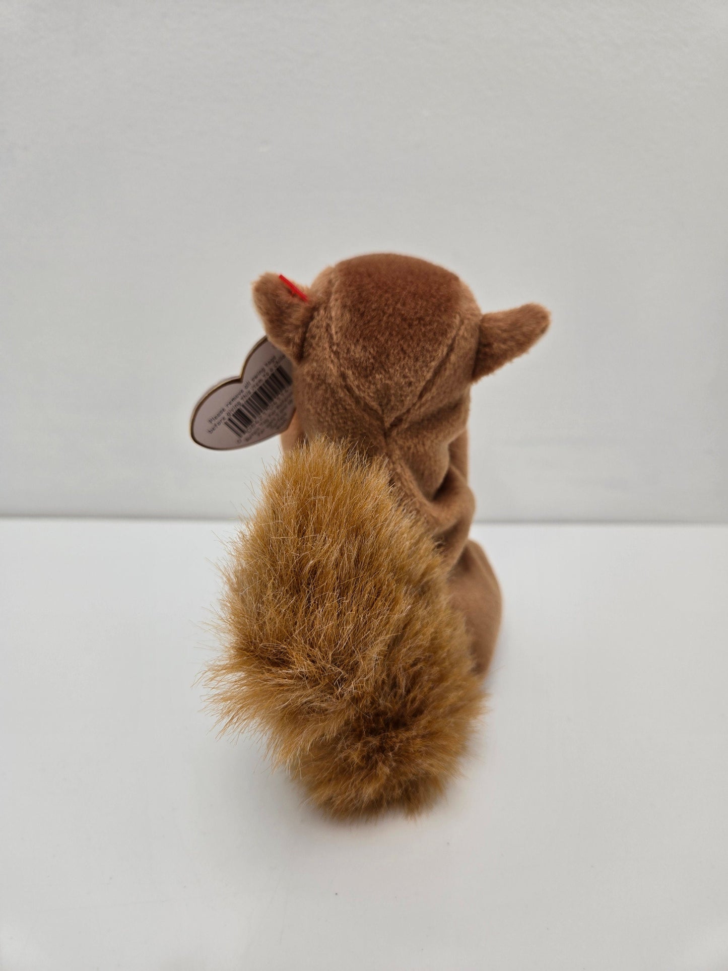 Ty Beanie Baby “Nuts” the Squirrel - Handmade in Indonesia Canadian Tush (5.5 inch)