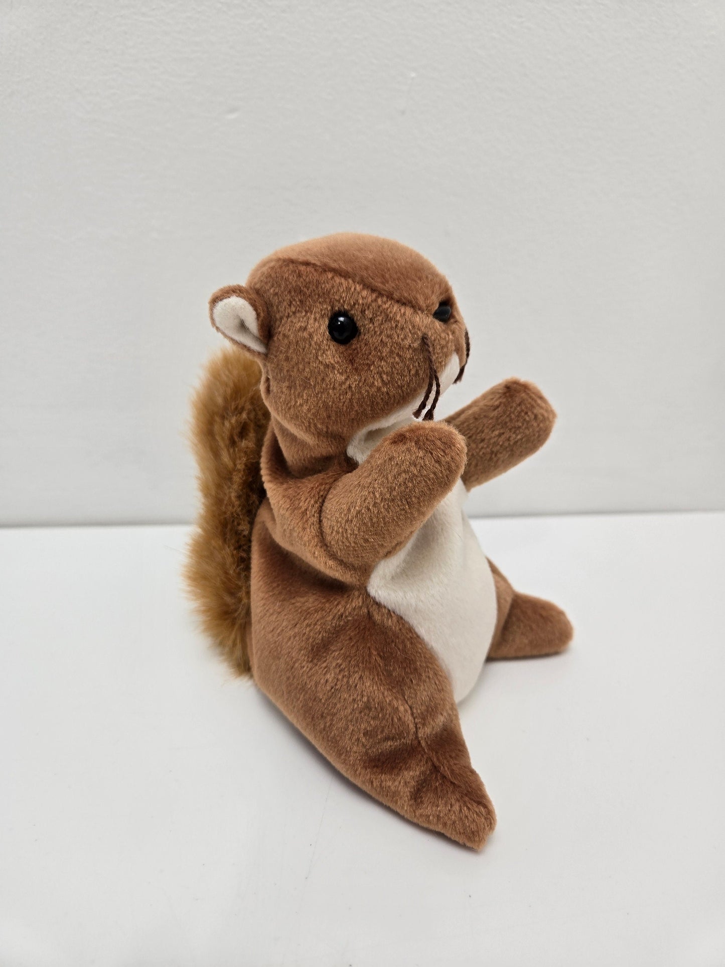 Ty Beanie Baby “Nuts” the Squirrel - Handmade in Indonesia Canadian Tush (5.5 inch)