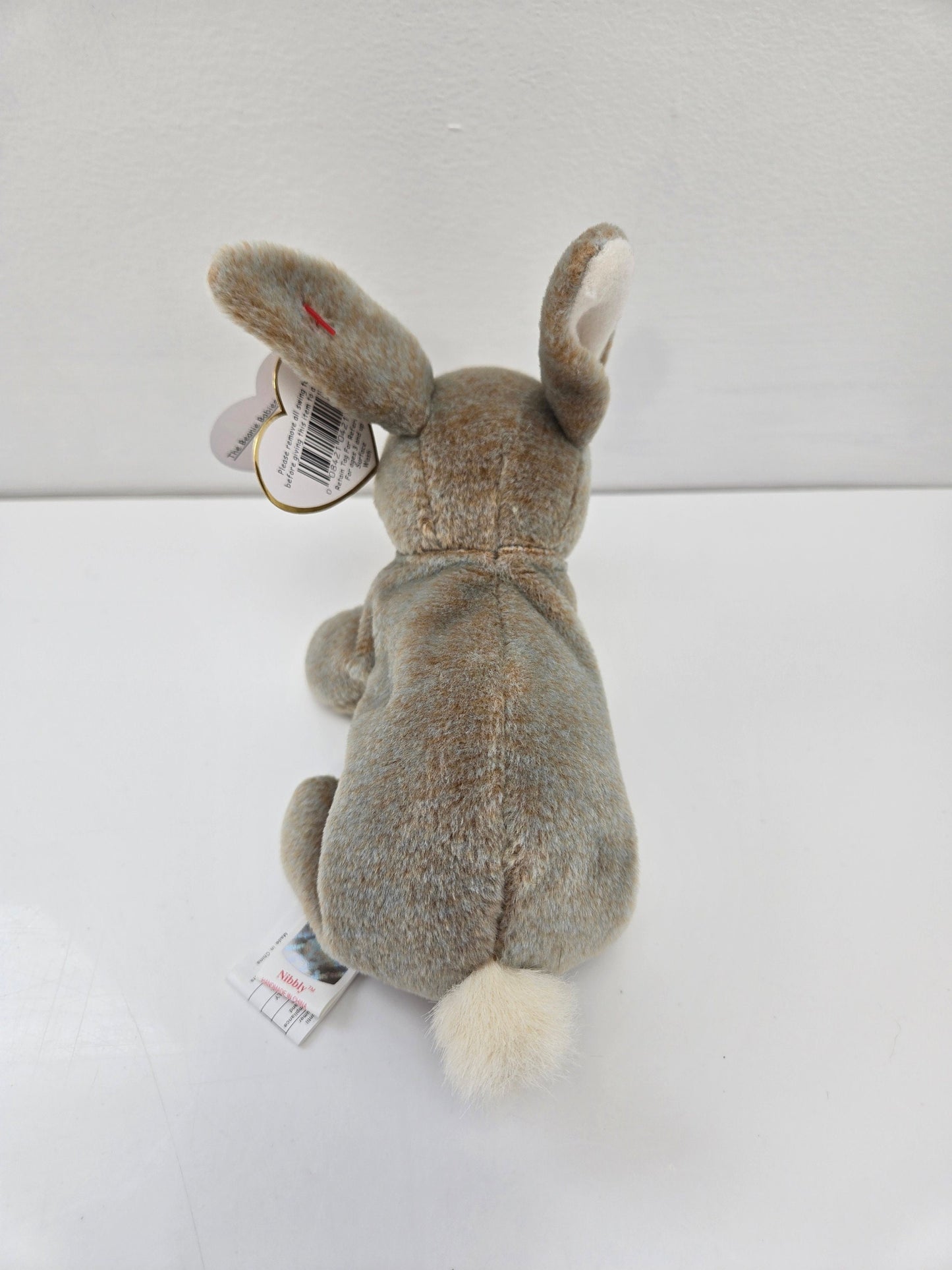 Ty Beanie Baby Nibbly the Brown Bunny Rabbit  (6 inch)