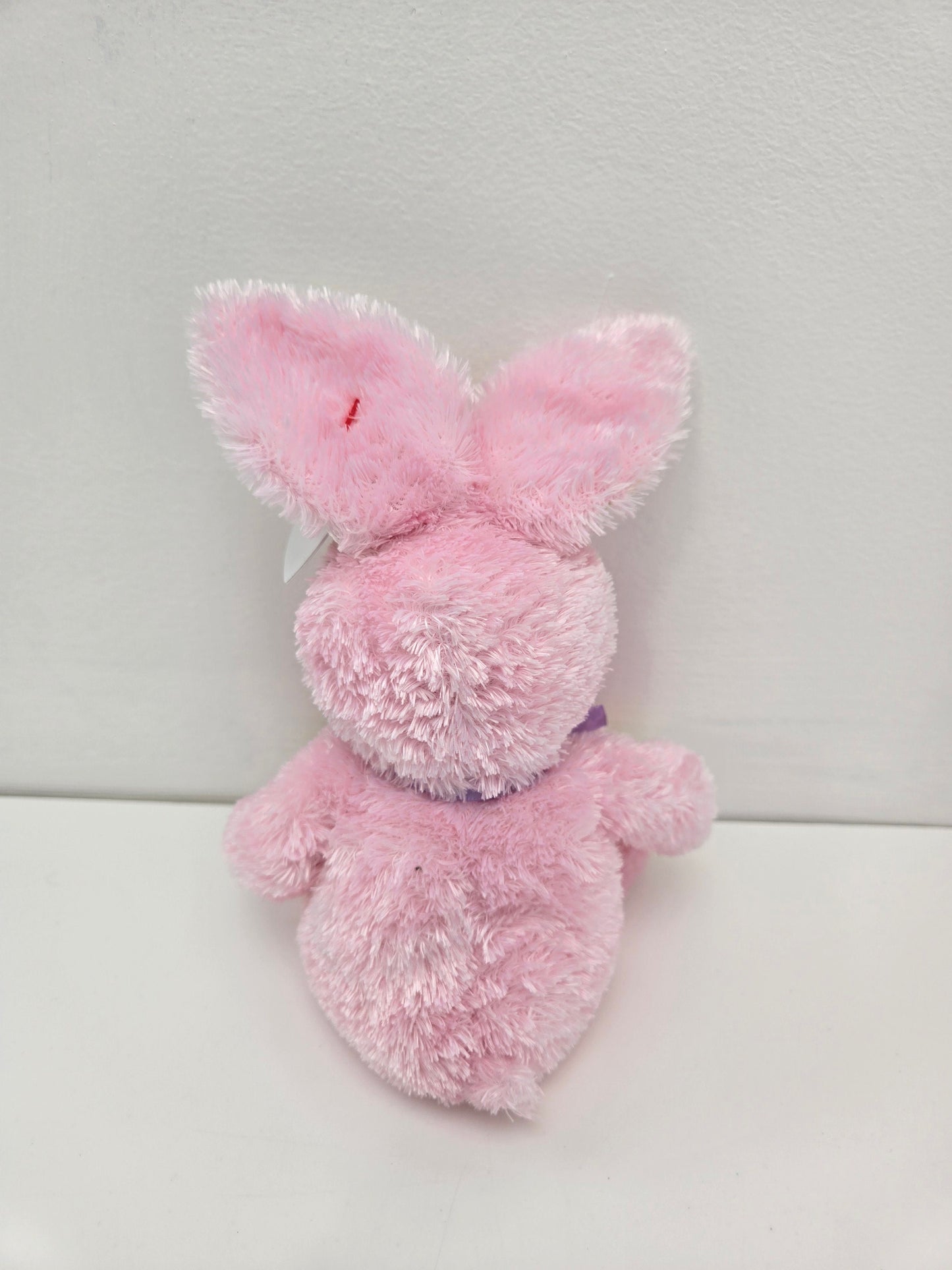 Ty Beanie Baby “Hoppity” the Fuzzy Pink Bunny (8 inch)