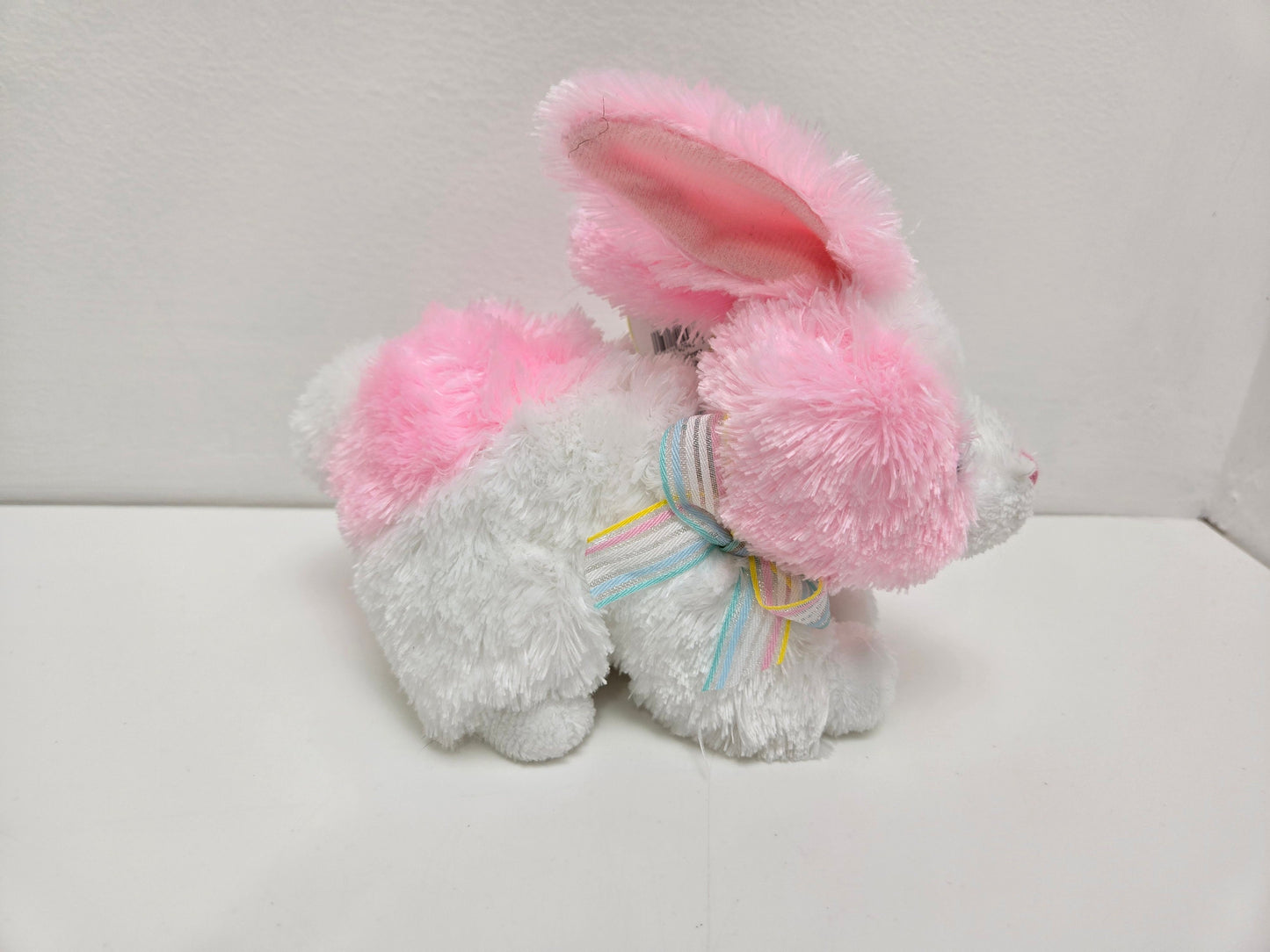 Ty Beanie Baby “Sorbet” the Pink and White Bunny (7 inch)