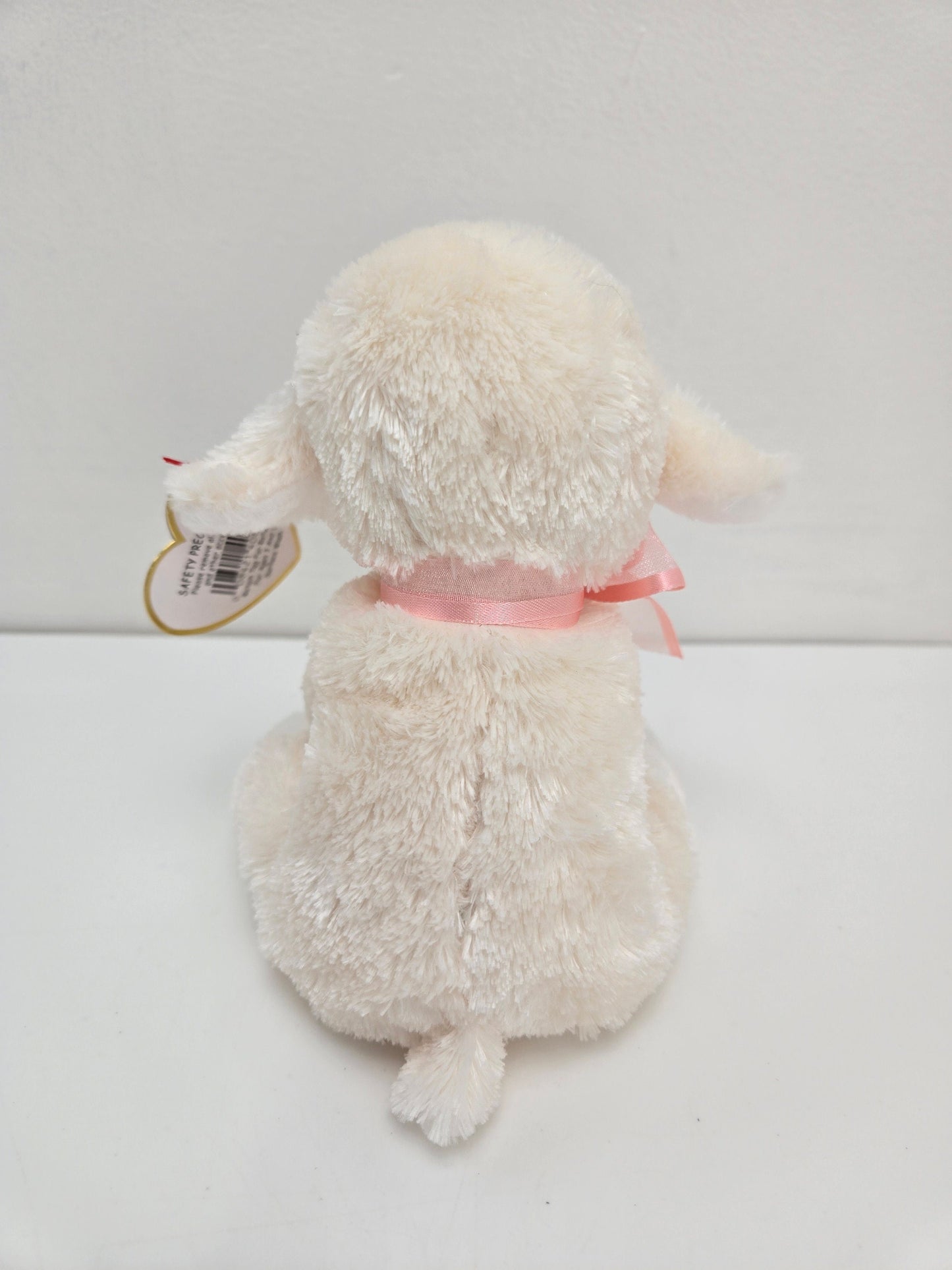 Ty Beanie Baby “Fleecia” the Lamb with Pink Bow *Rare* (5.5 inch)