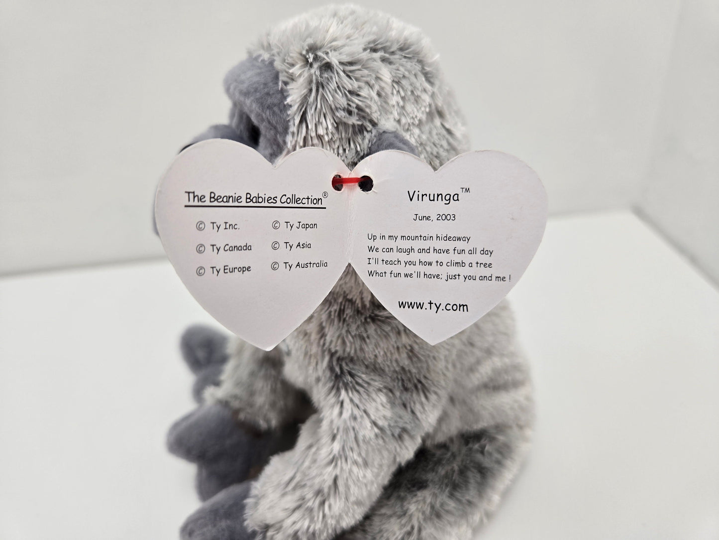 Ty Beanie Baby “Virunga” the Gorilla! (5.5 inch)