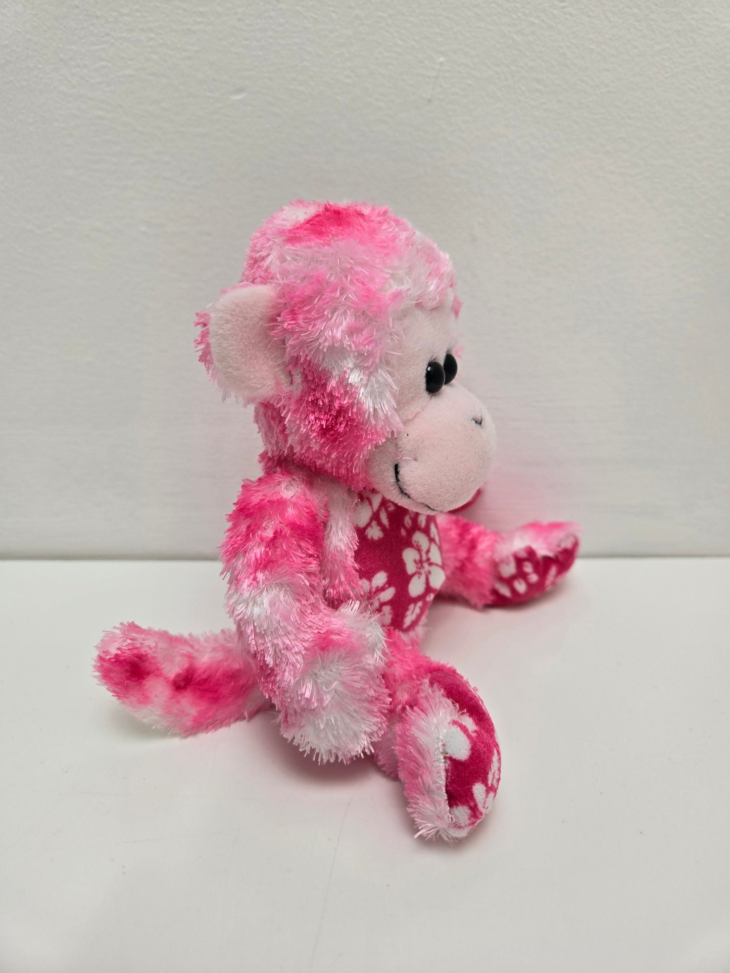 Ty Beanie Baby “Sunset” the ADORABLE Pink Monkey! (6 inch)