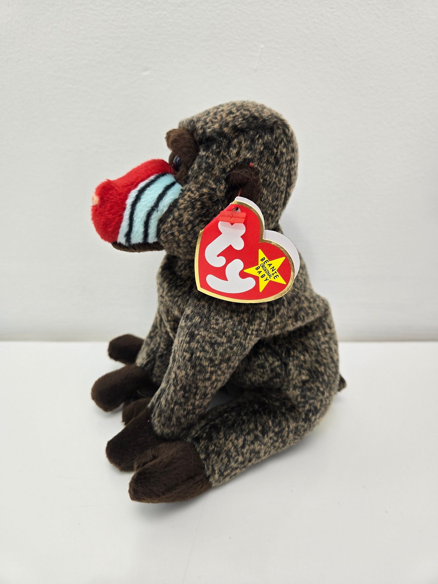 Ty Beanie Baby “Cheeks” the Baboon with rainbow coloured bum! (6 inch)