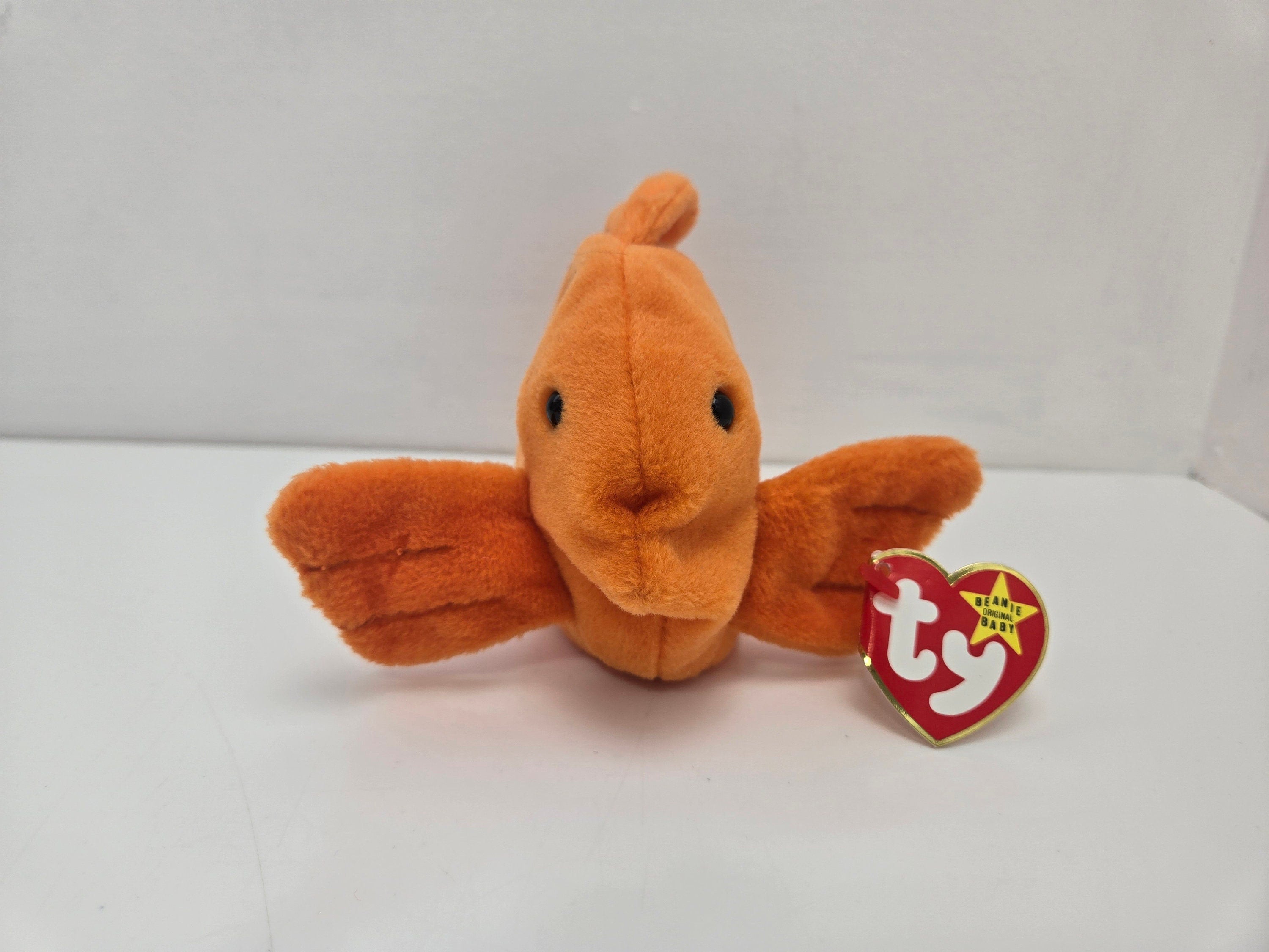 Rare (ERROR )Goldie the Goldfish Beanie online Baby