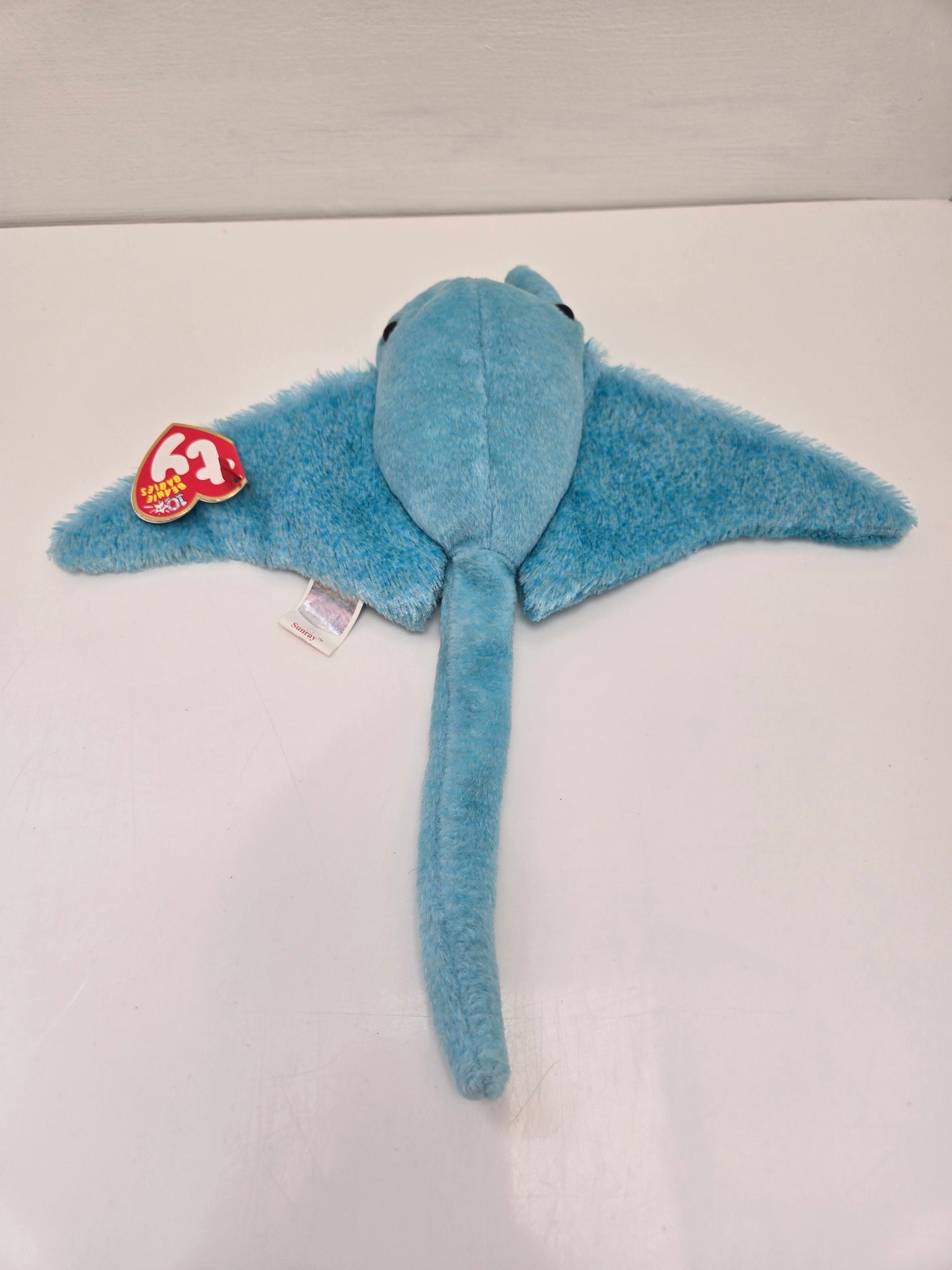 Ty Beanie Baby “Sunray” the Manta Ray! (10 inch)