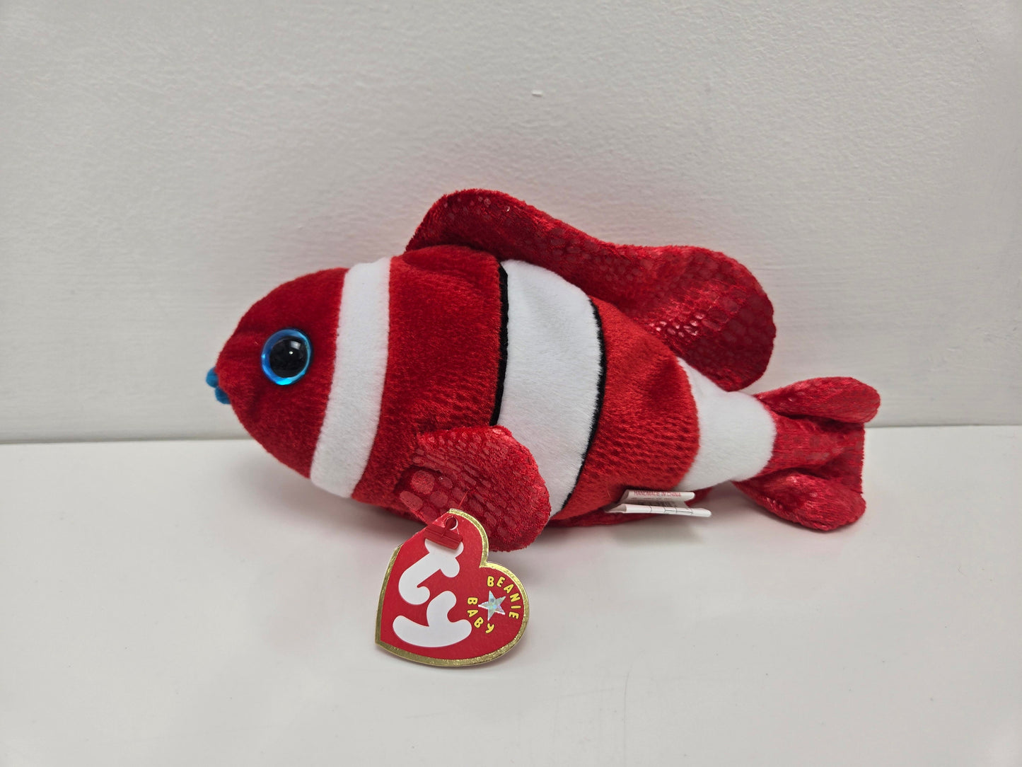 Ty Beanie Baby “Jester” the Clownfish! (8 inch)