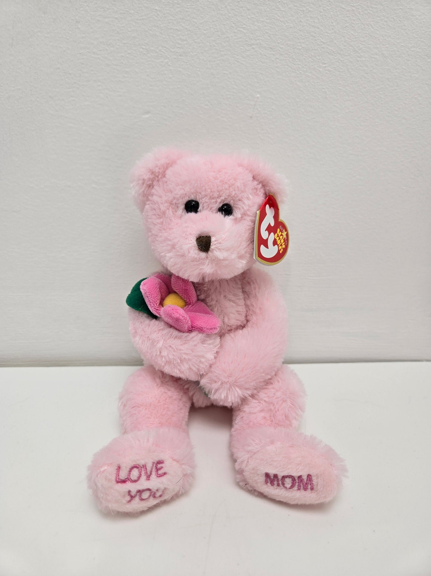 Ty Beanie Baby “Love u Mom” the Mothers Day/Gift for Mom Bear! (8.5 inch)