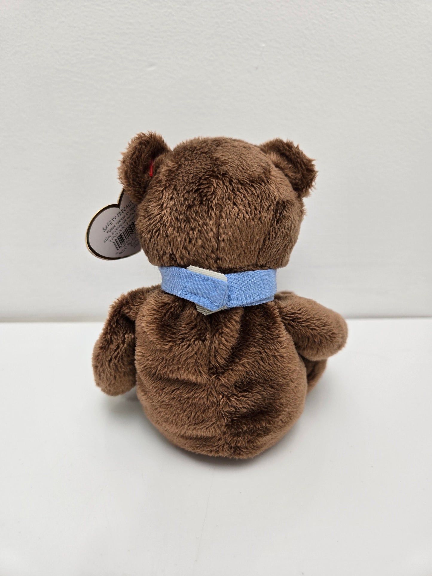 Ty Beanie Baby “Hero” the Father’s Day / Gift for Dad Bear wearing Tie! (7 inch)