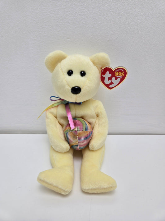 Ty Beanie Baby “Eggbeart” the Yellow Easter Bear! *Internet Exclusive* (8.5 inch)