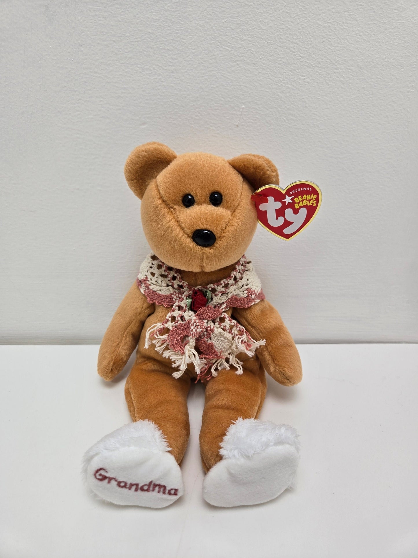 Ty Beanie Baby “Grams” the Grandma Bear - Internet Exclusive (8.5 inch)