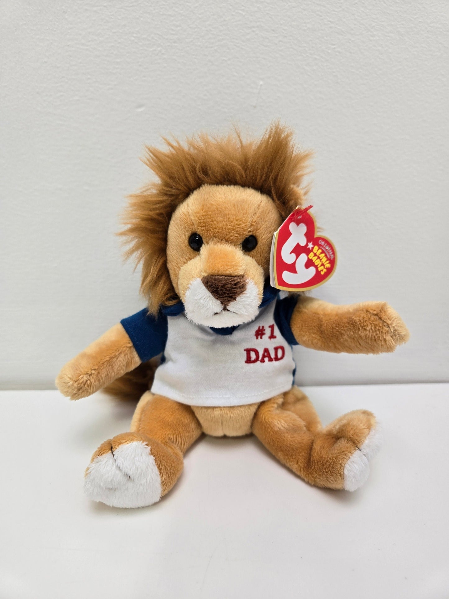 Ty Beanie Baby “My Dad” the #1 Dad Fathers Day Lion! (7 inch)