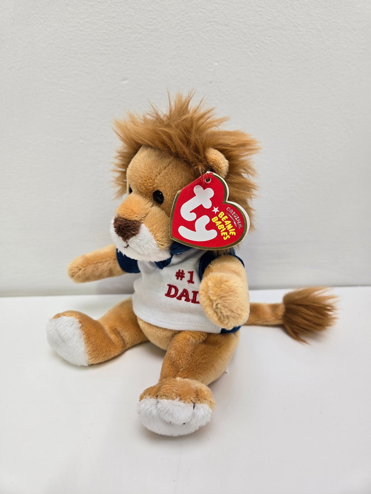 Ty Beanie Baby “My Dad” the #1 Dad Fathers Day Lion! (7 inch)