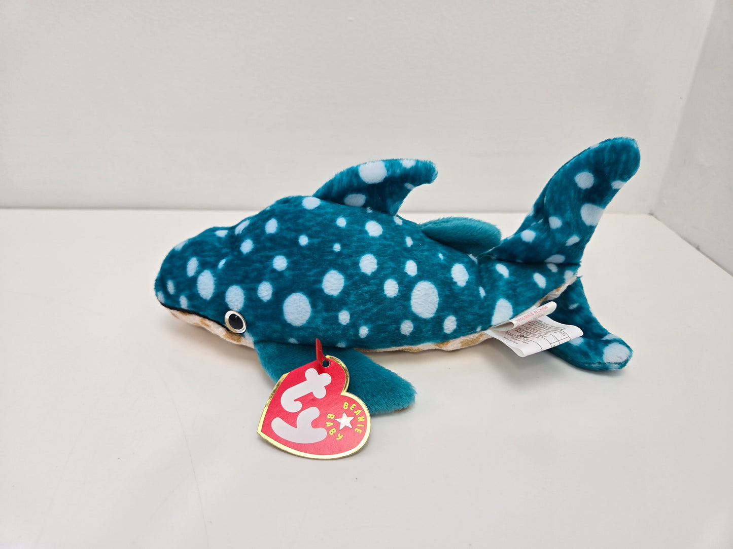 Ty Beanie Baby “Poseidon” the Whale Shark! (7 inch)