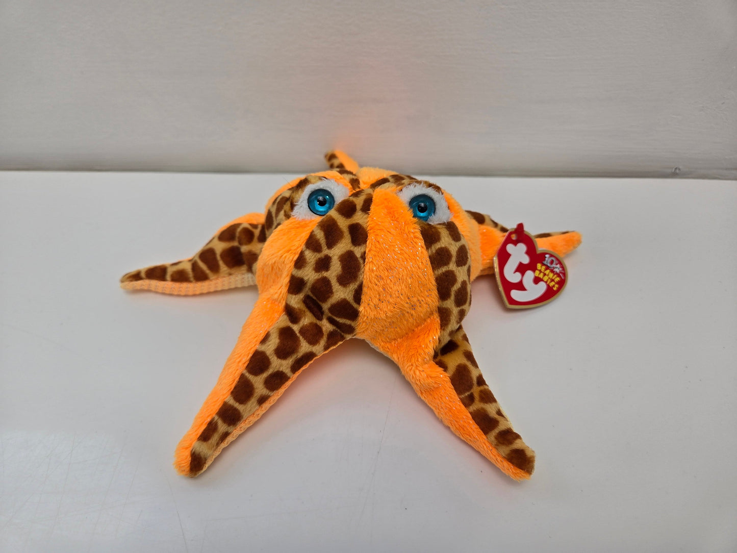 Ty Beanie Baby “Wish” the Orange Starfish (7.5 inch)