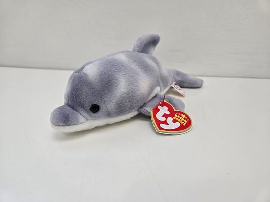 Ty Beanie Baby “Starboard” the Dolphin *Rare* (8 inch)