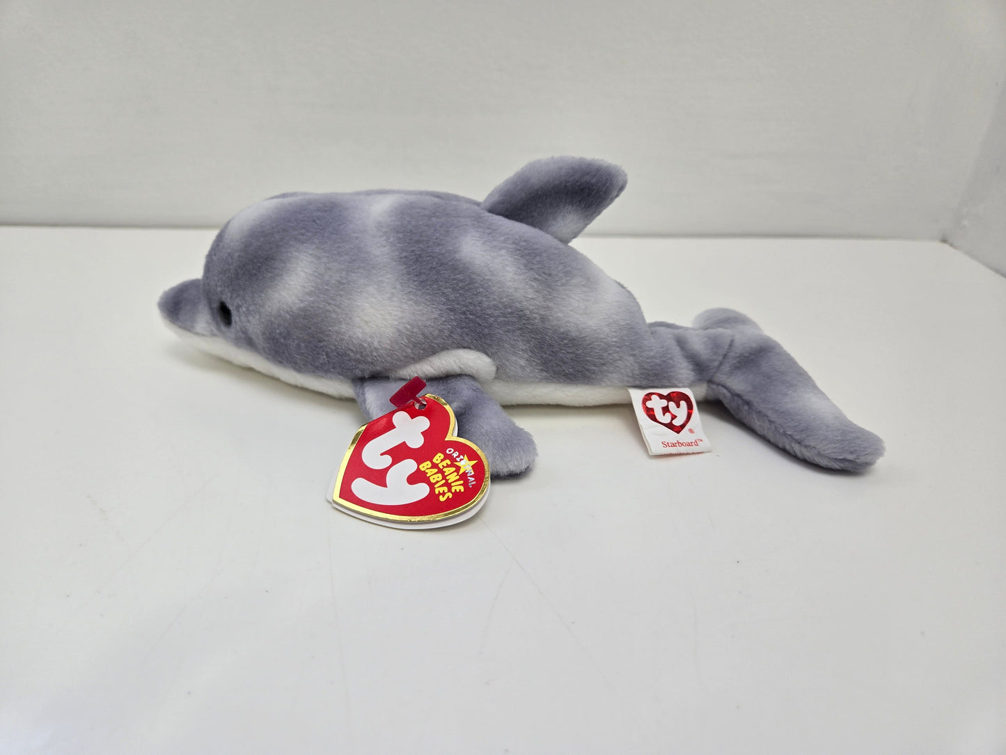 Ty Beanie Baby “Starboard” the Dolphin *Rare* (8 inch)