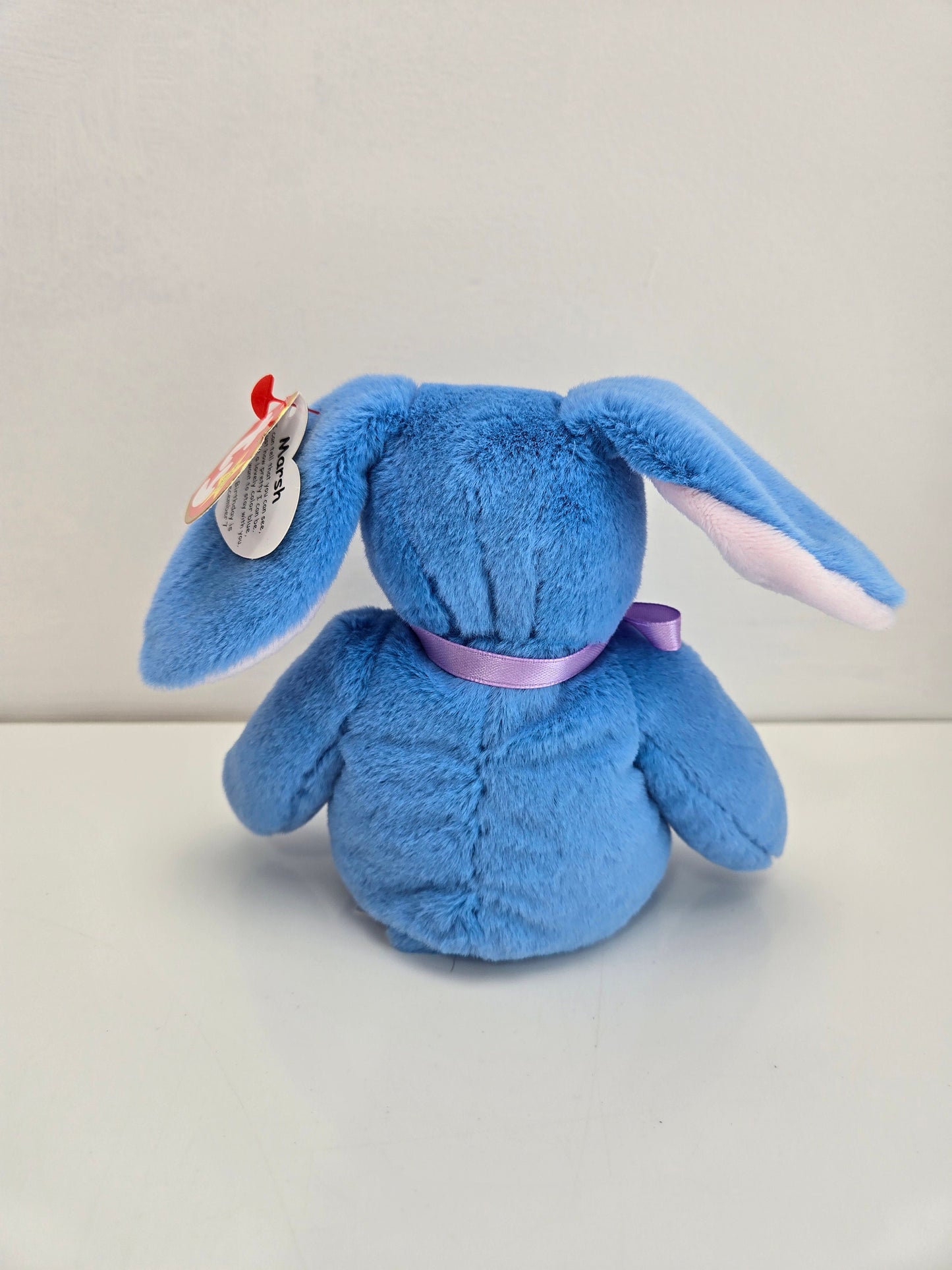 Ty Beanie Baby 30th Anniversary Beanie Marsh the Blue Bunny - Limited Production!