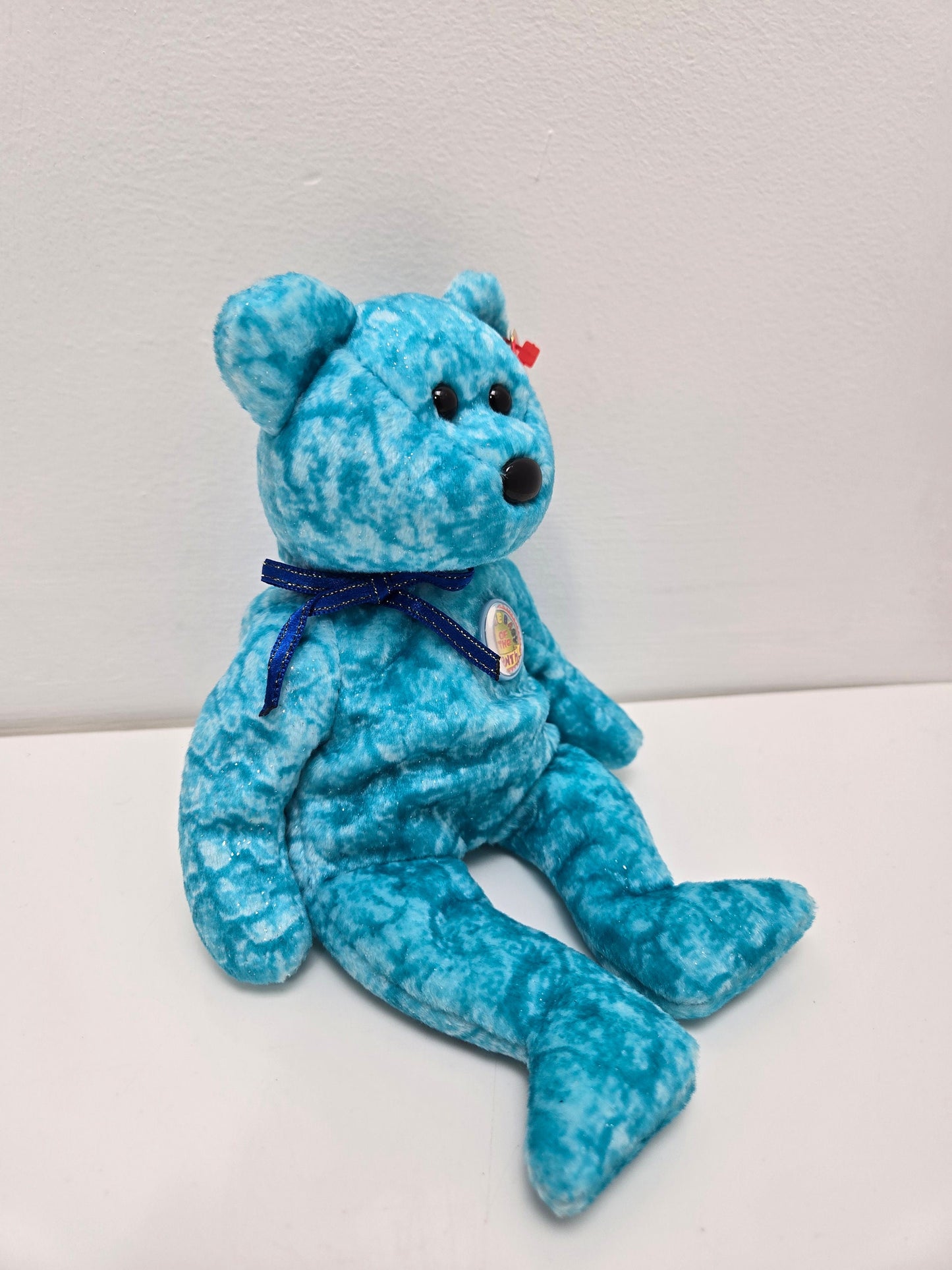 Ty Beanie Baby “Sparkles” the Blue Bear - Beanie Baby of the Month (8.5 inch)