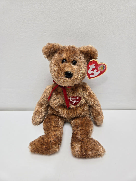 Ty Beanie Baby “Thank you Bear” the Adorable Bear - Beanie Baby of the Month! (8.5 inch)