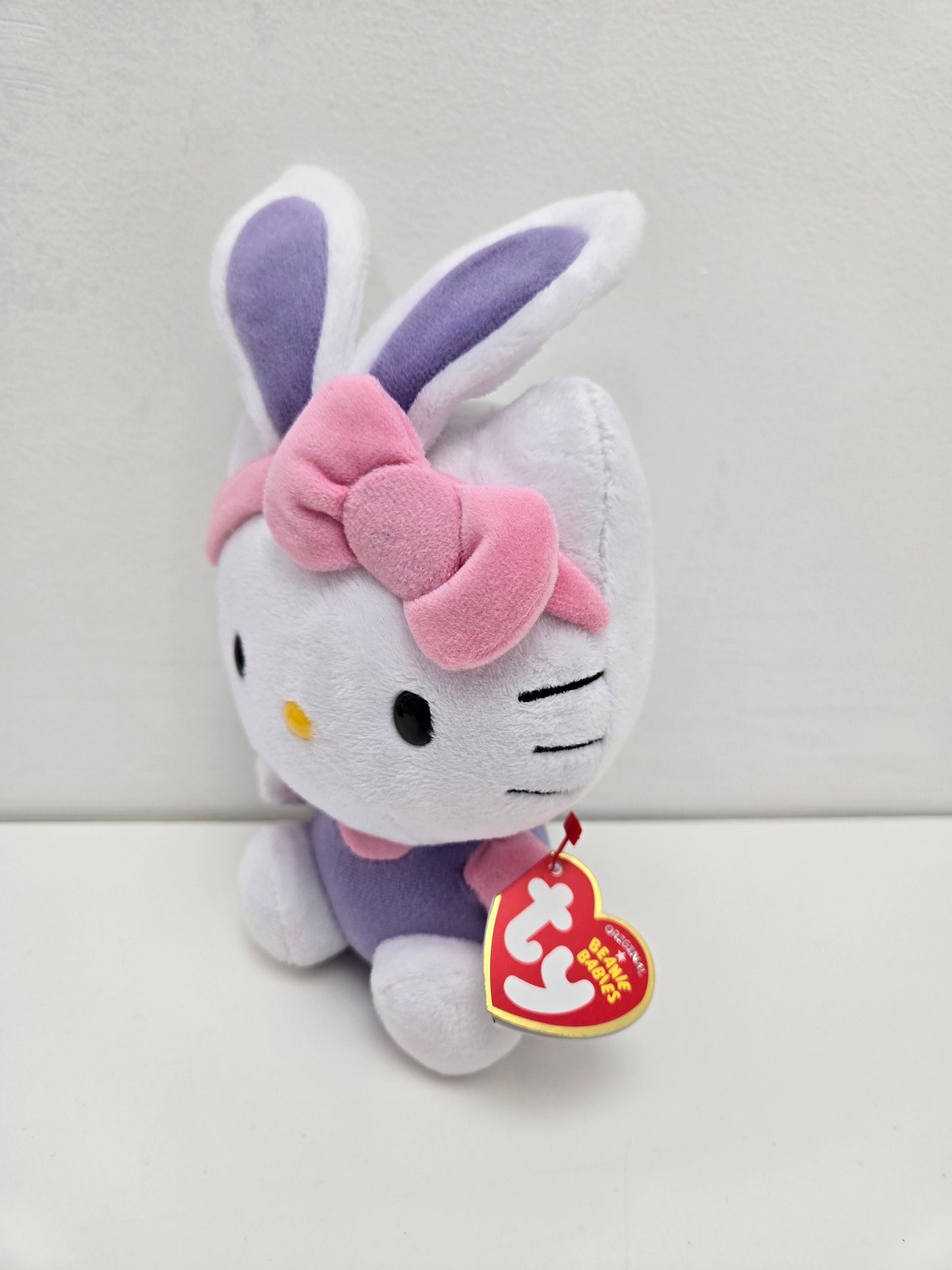 Ty Beanie Baby Vintage “Hello Kitty” Purple Bunny Ears (5.5 inch)