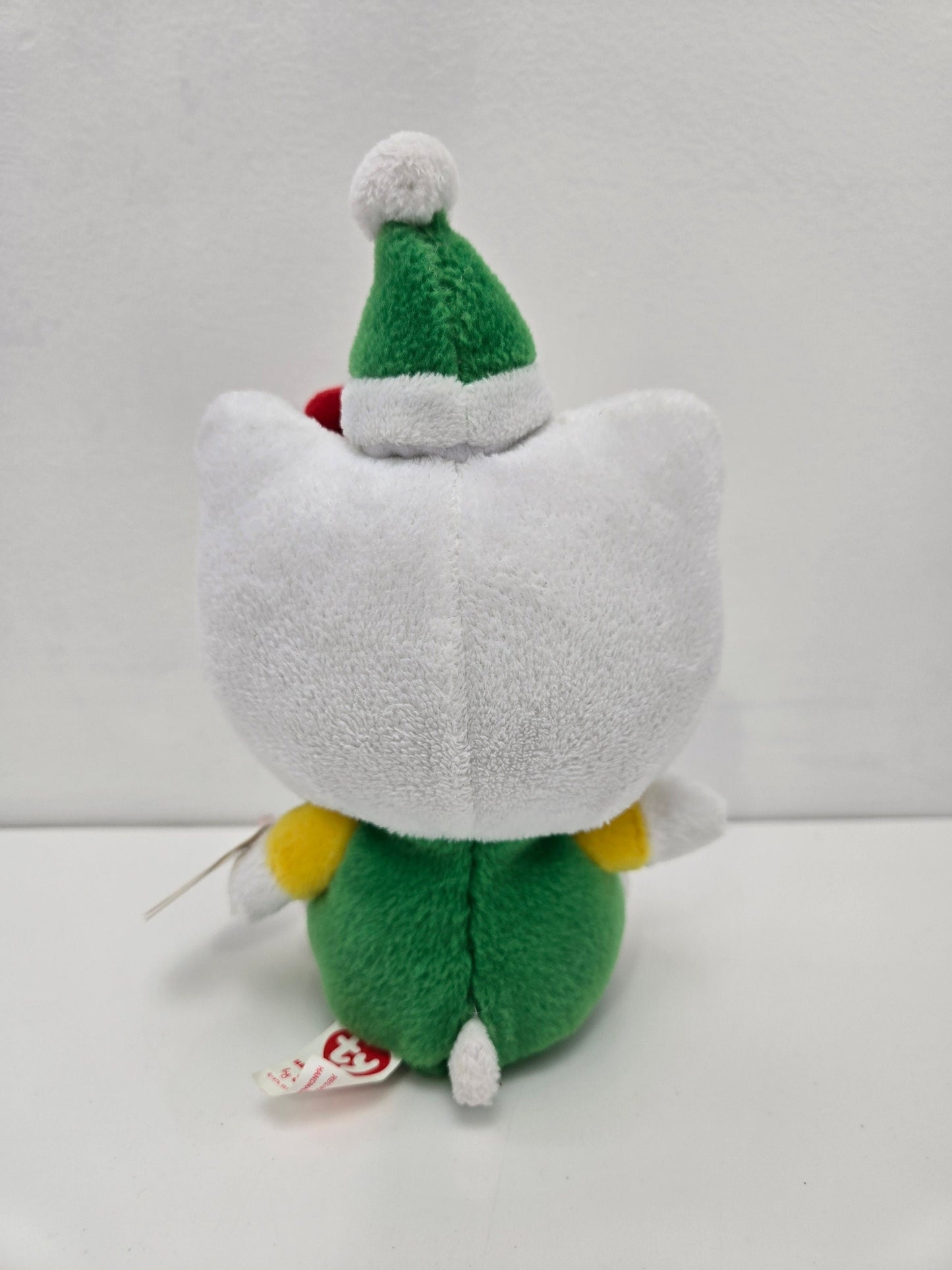 Ty Beanie Baby Vintage “Hello Kitty” the Holiday Hello Kitty Plush Holding Candy Cane  (5.5 inch)