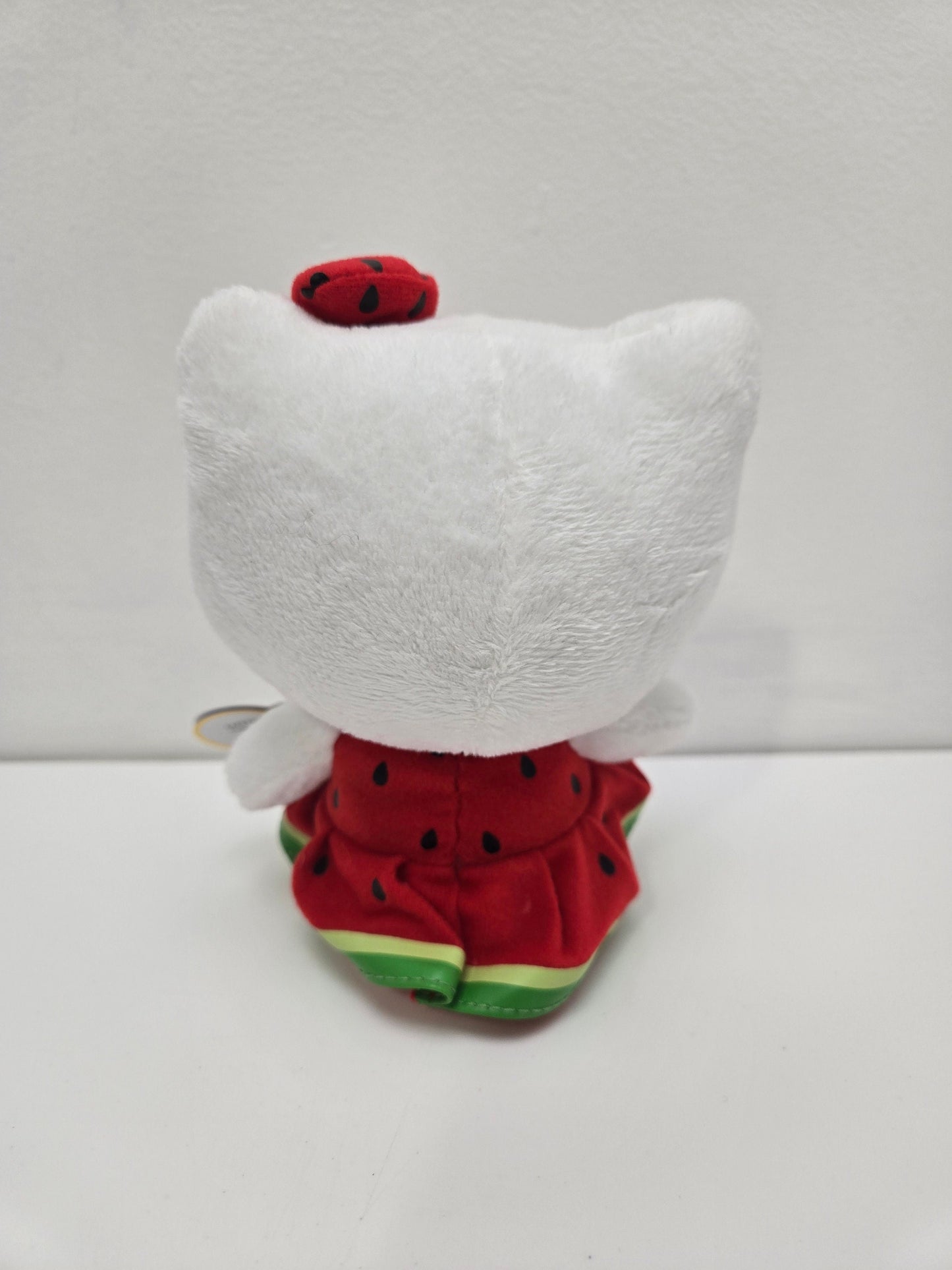 TY Beanie Baby Vintage “Hello Kitty” the Hello Kitty Plush in Watermelon Dress (6 inch)