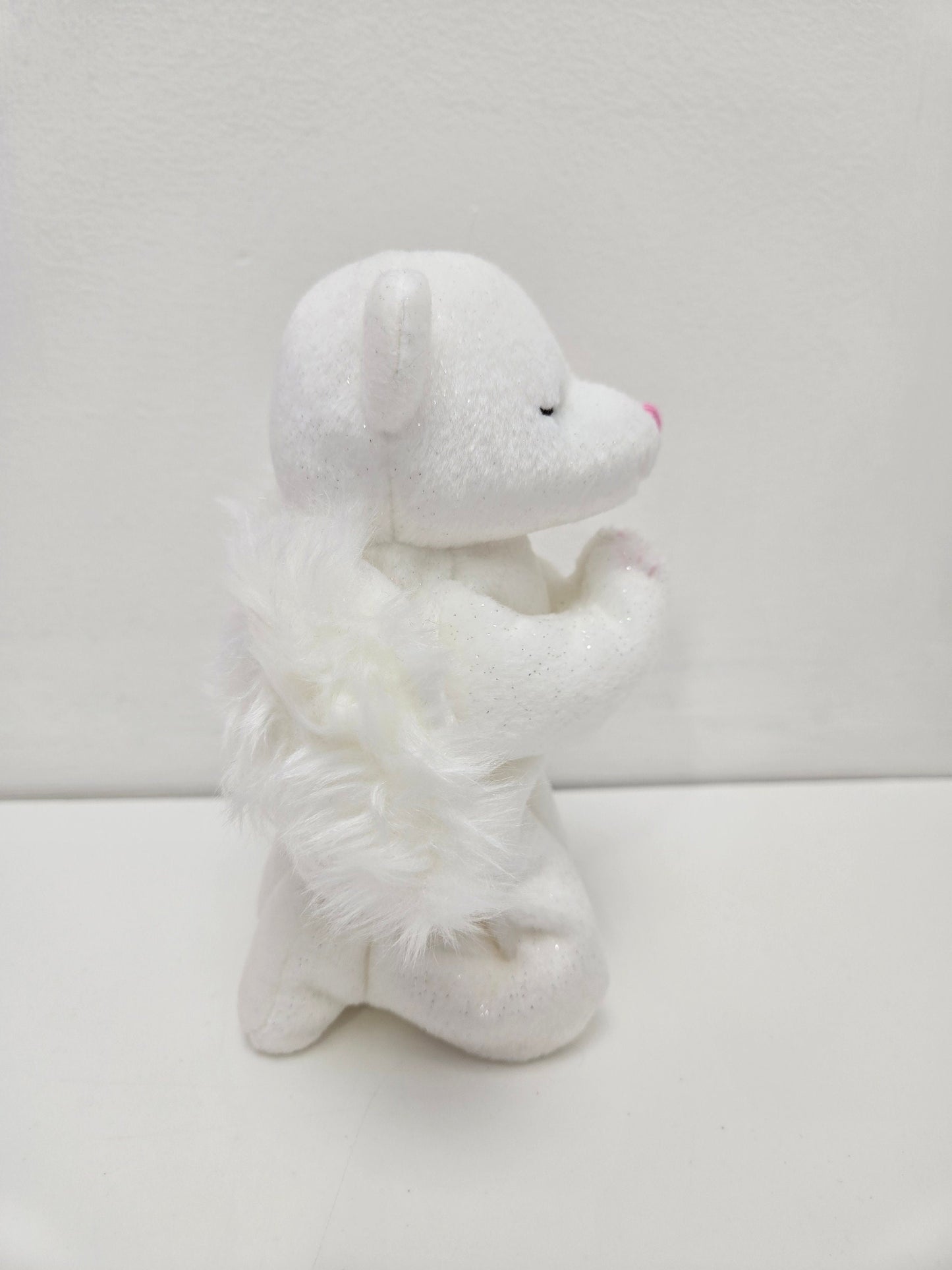 Ty Beanie Baby “Blessed” the Praying Angel Bear (6 inch)